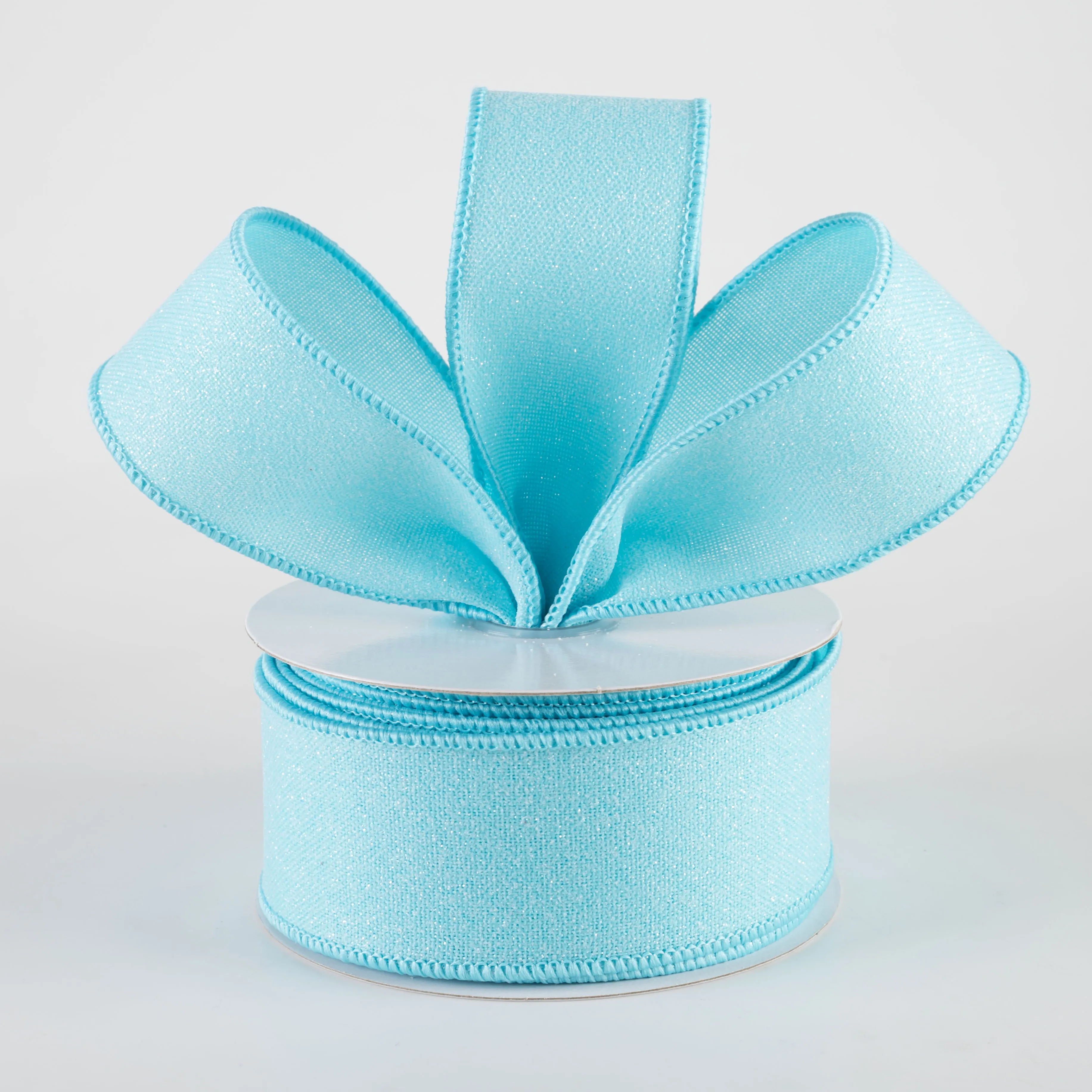 1.5" Crystal Shine Ribbon: Light Blue (10 Yards)