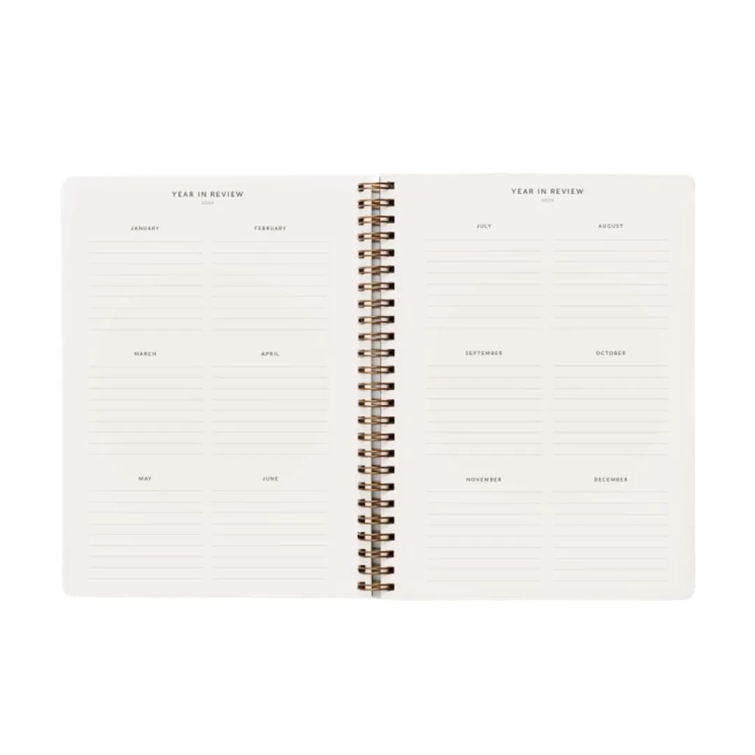 2024 Flores 12-Month Softcover Spiral Planner
