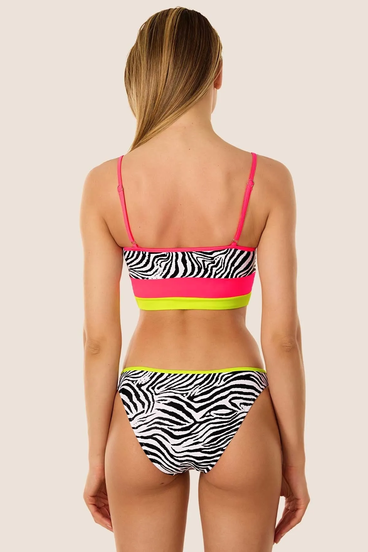 40736 Black Tank Top Bikini Set