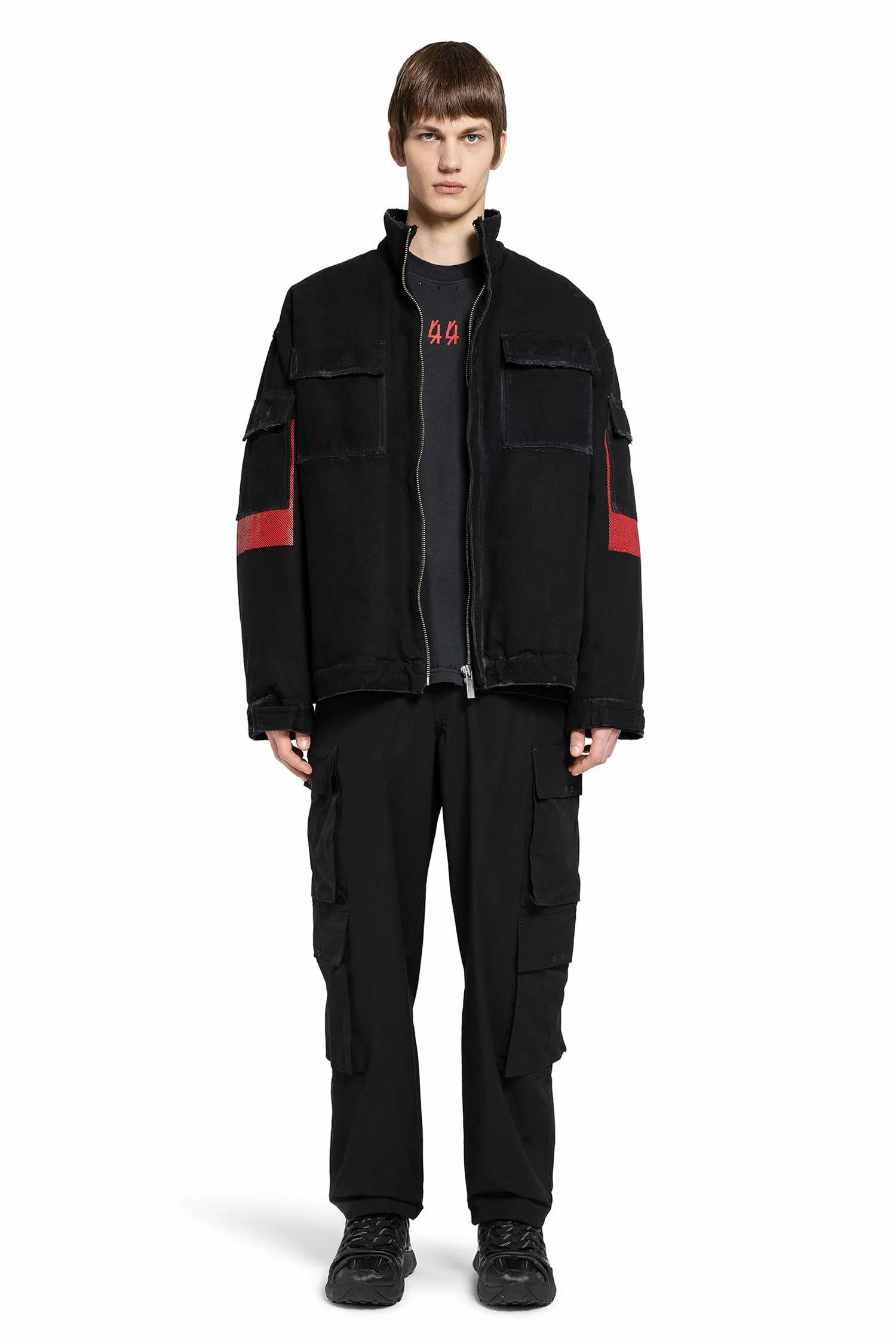 44 LABEL GROUP MAN BLACK JACKETS