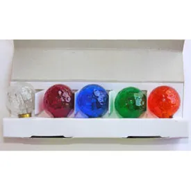 5 Mixed Color Berry Shaped Bulbs, Candelabra Base<br>(Pack of 5)