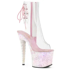 7" Glitter Unicorn Platform Ankle Boot (UNICORN-1018C)