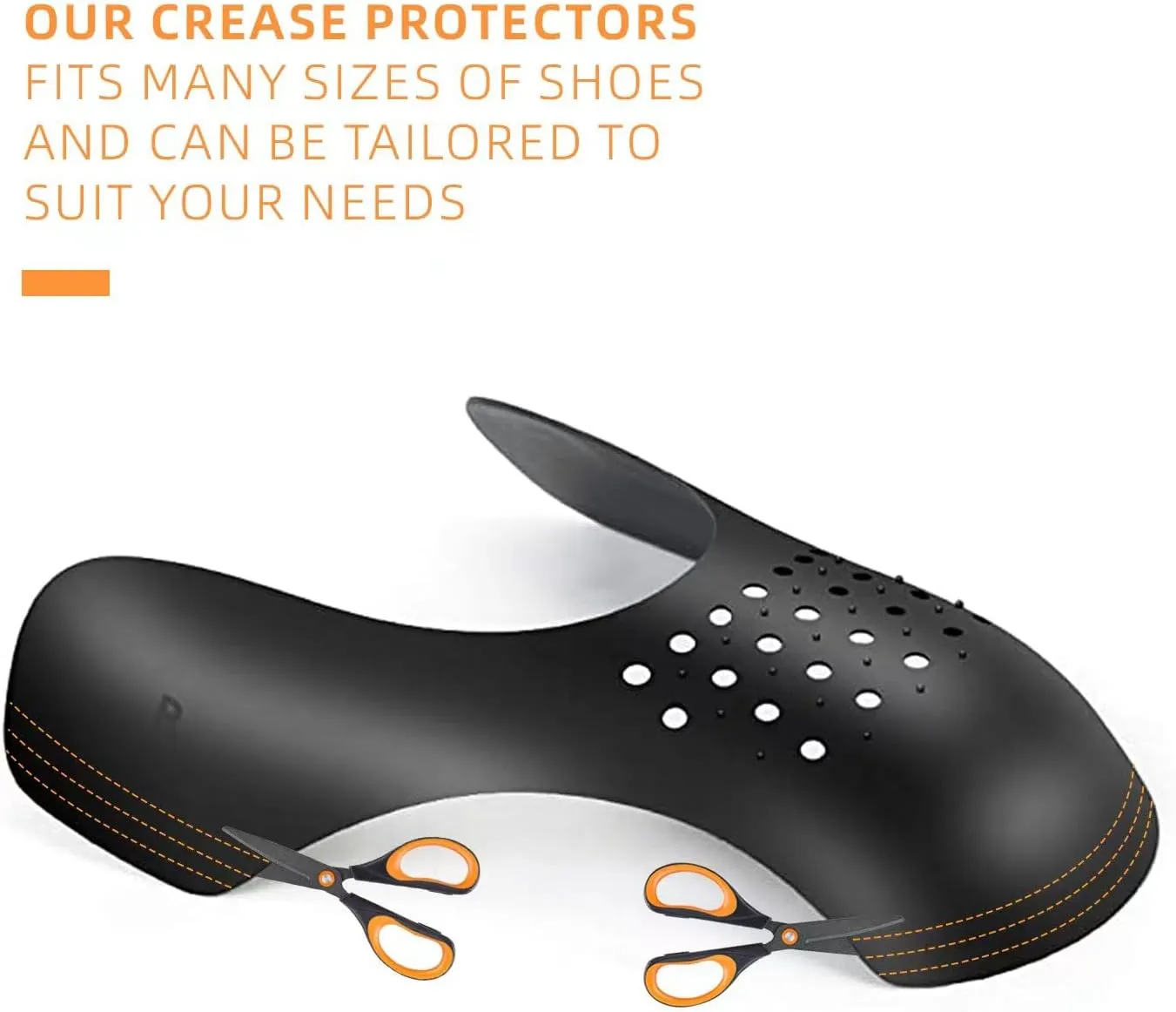 8 pairs Shoe Toe Crease Protector for Sneaker, Anti-Wrinkle Shoes Crease Protector Prevent Shoes Crease7-13