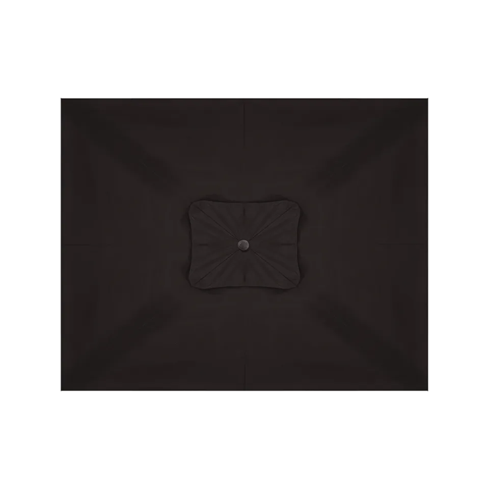 8' x 10' RECTANGLE MARKET UMBRELLA, BLACK