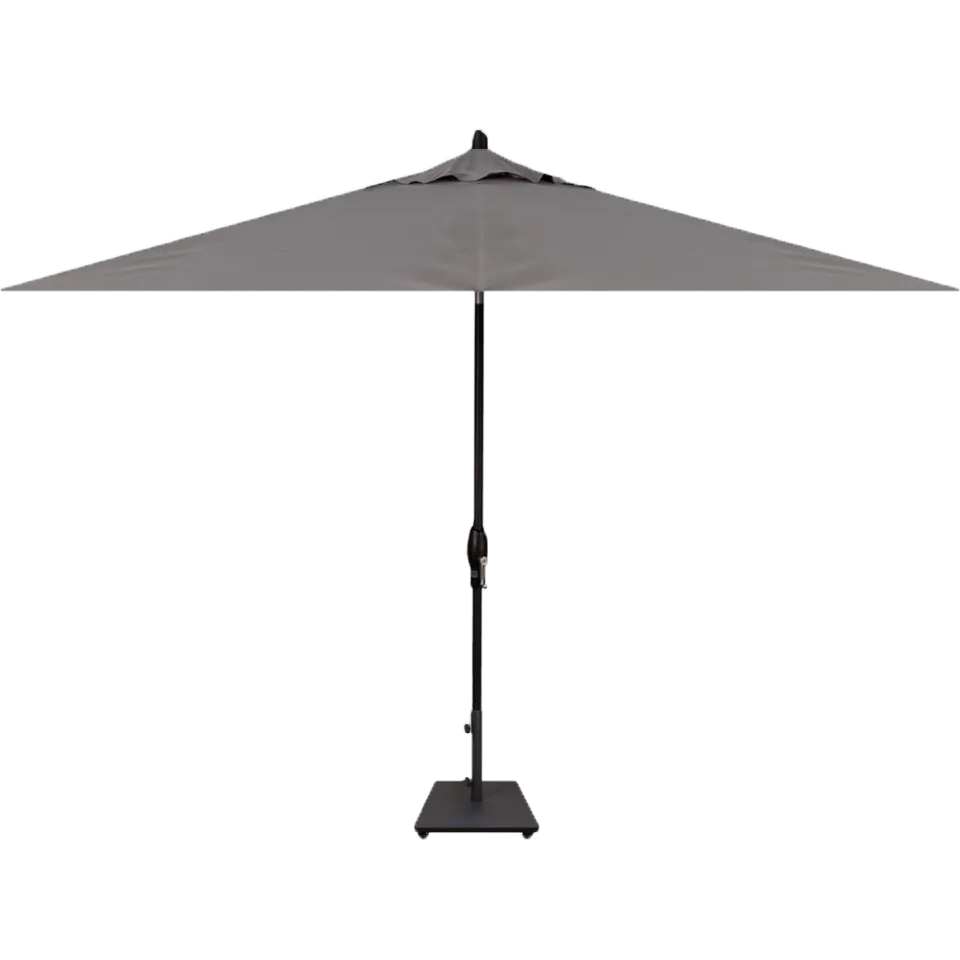 8' x 10' RECTANGLE MARKET UMBRELLA, CANVAS COAL