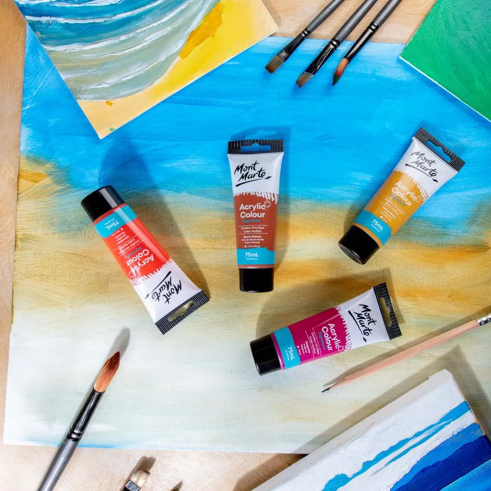 Acrylic Colour Paint Signature 75ml (2.5 US fl.oz) Tube - Burnt Sienna