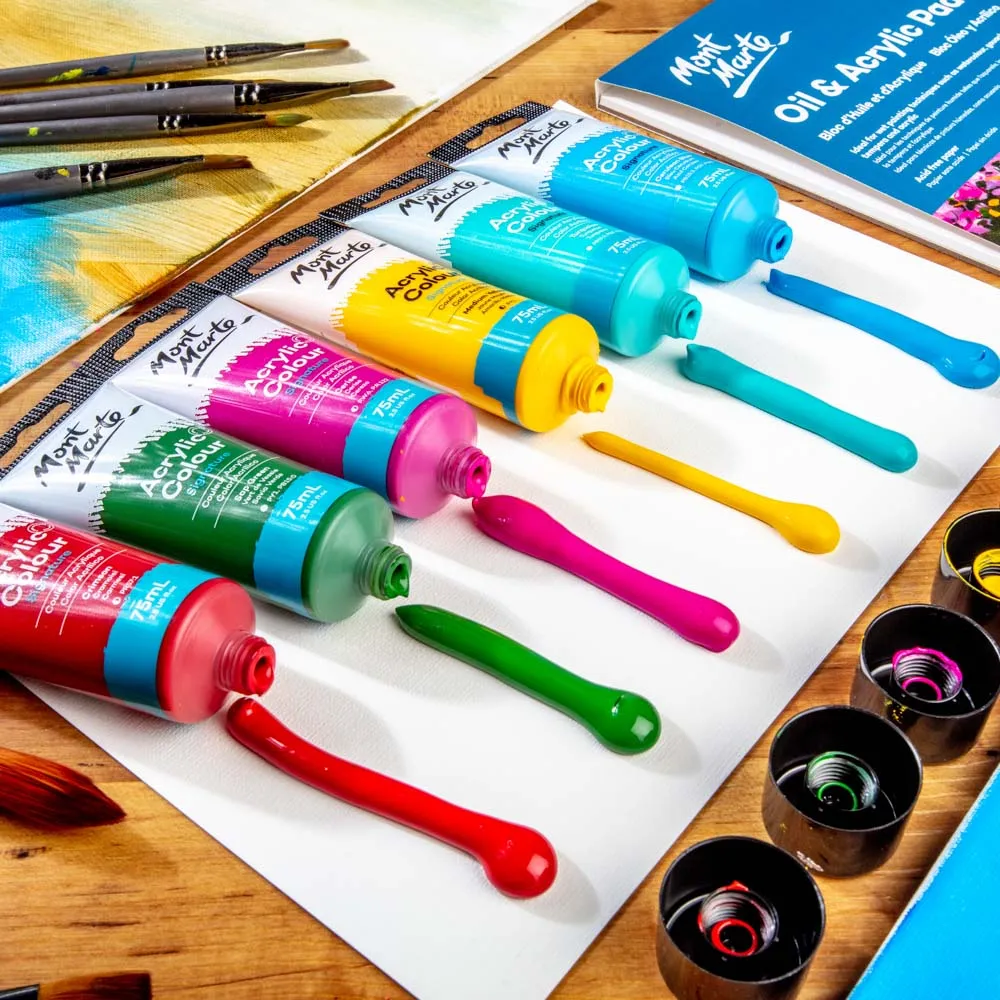 Acrylic Colour Paint Signature 75ml (2.5 US fl.oz) Tube - Cerise