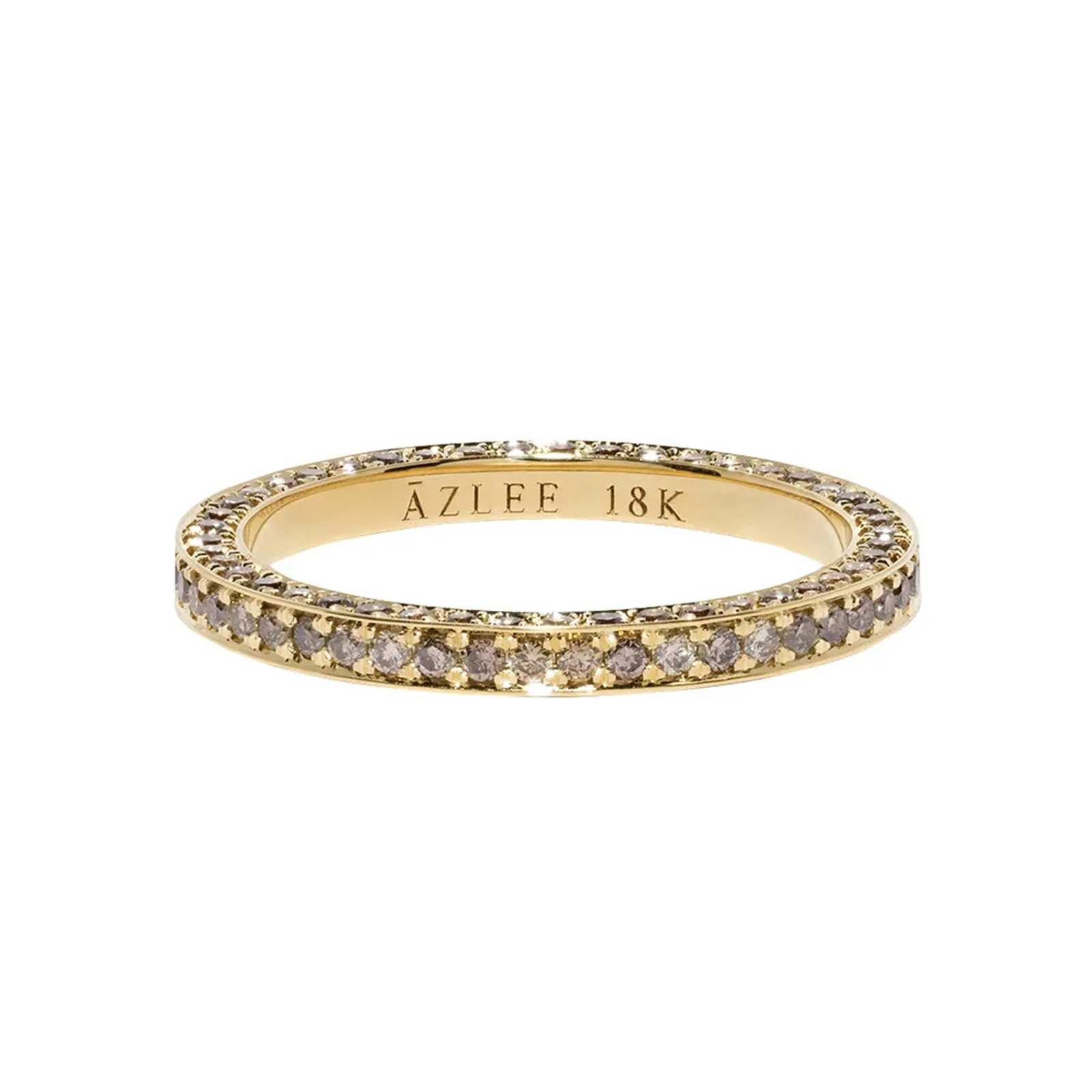 All Over Band Ring - Champagne Diamond