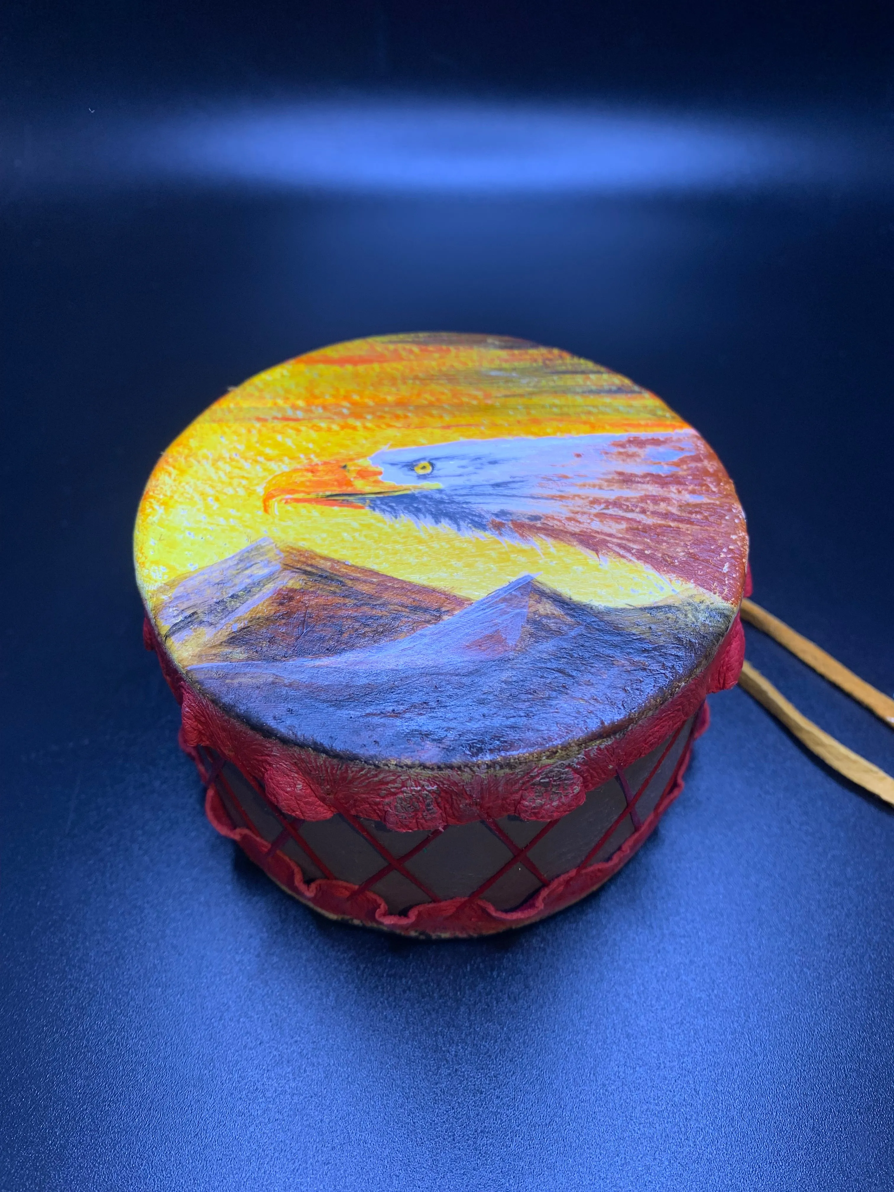 All Relations United - Small Hand Painted Drums