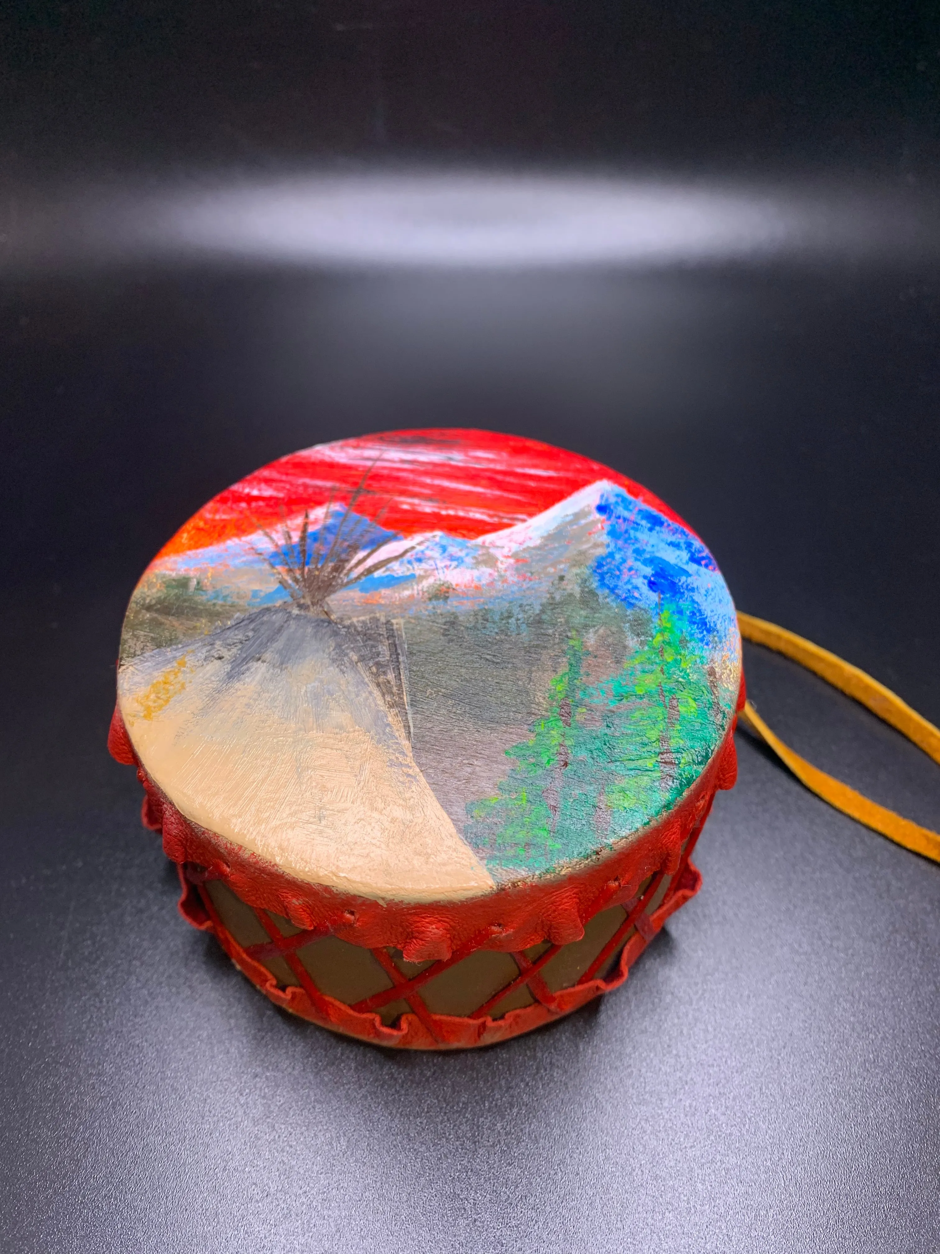 All Relations United - Small Hand Painted Drums