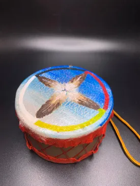 All Relations United - Small Hand Painted Drums