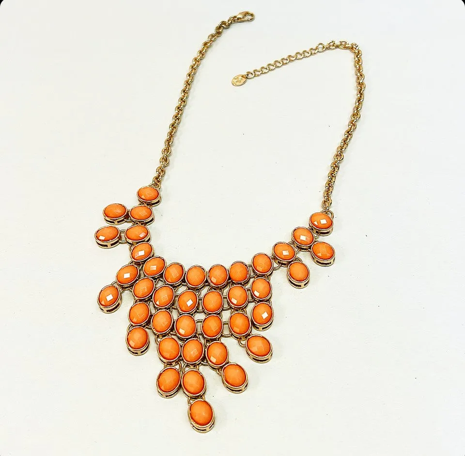 Ann Taylor statement bibb style necklace.