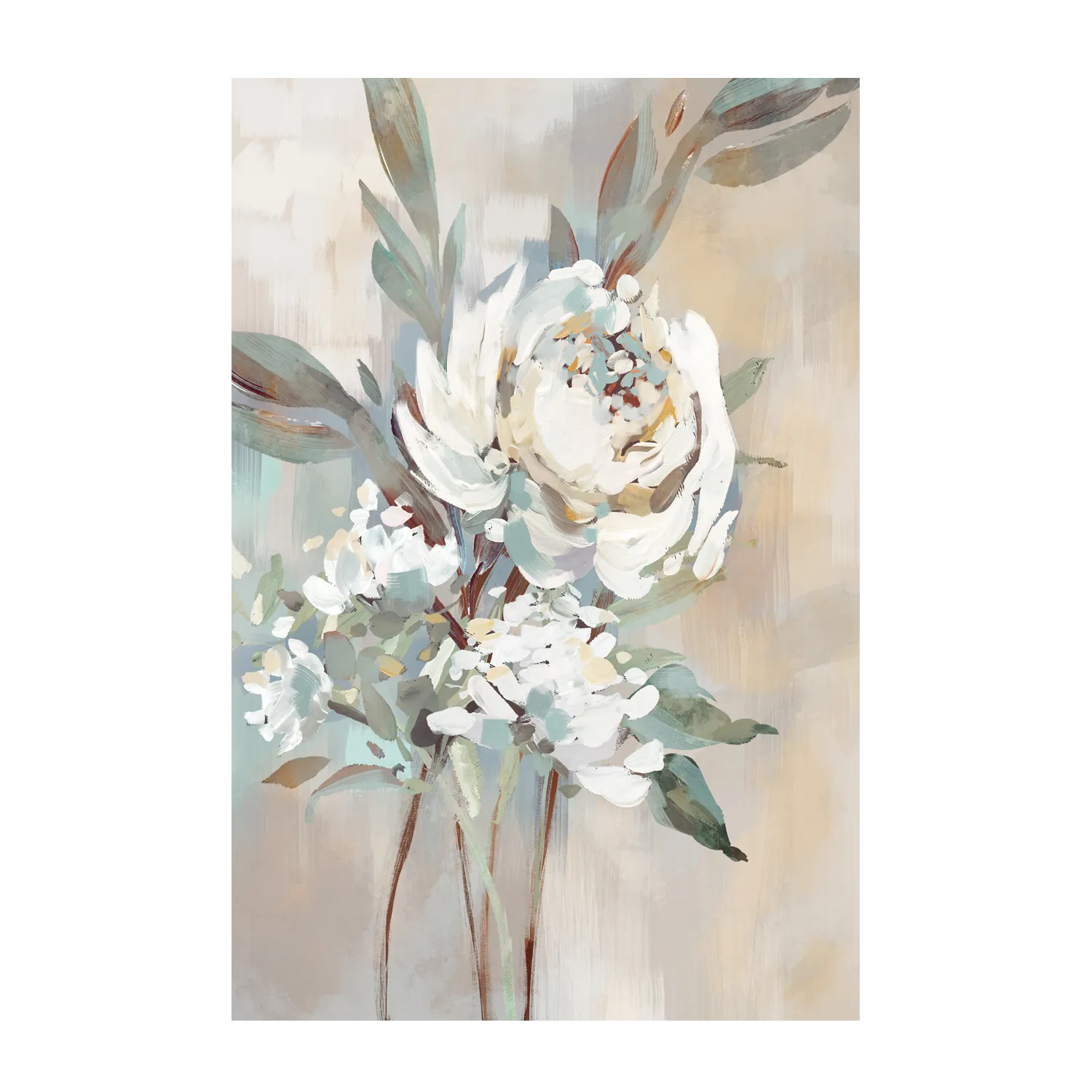 Antique Rose, Style C , By Nina Blue