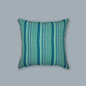 Aqua Stripes Printed Cushion Cover set of 2