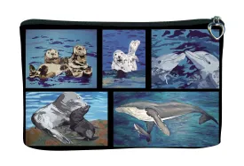 Aquatic Patchwork Cosmetic Bag