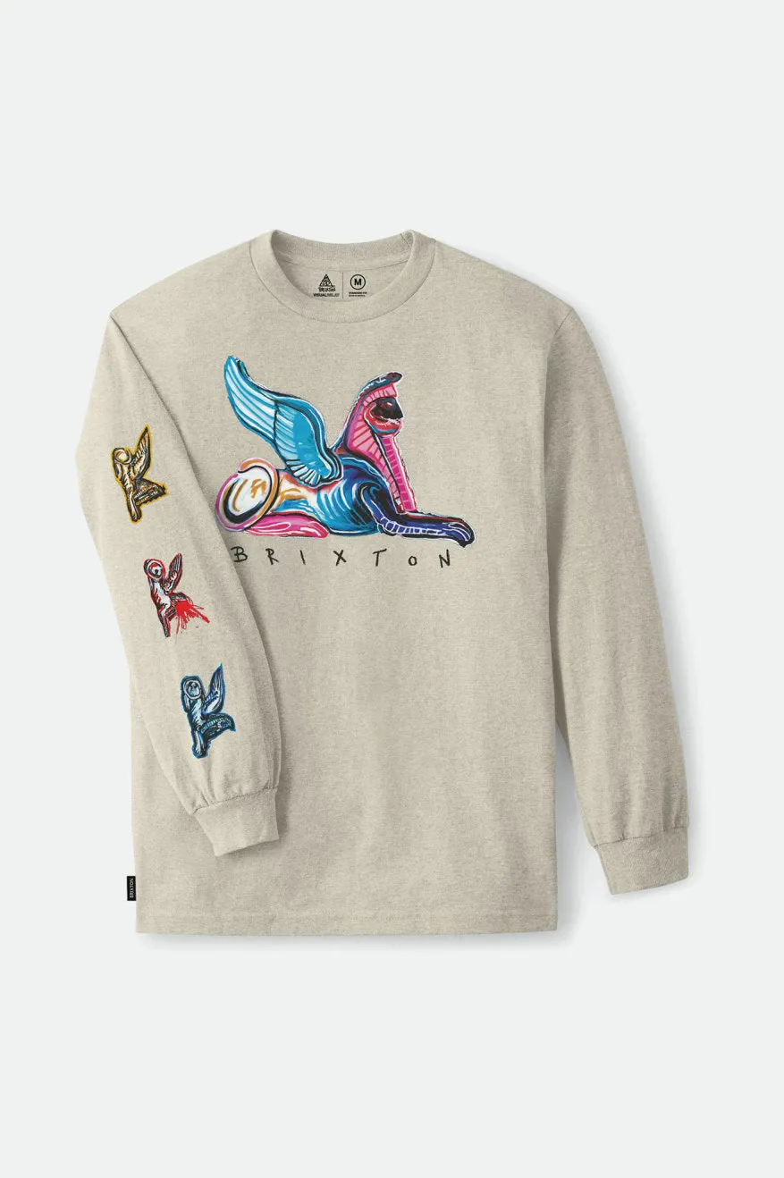 BB Time Machine L/S Standard Tee - Gravel