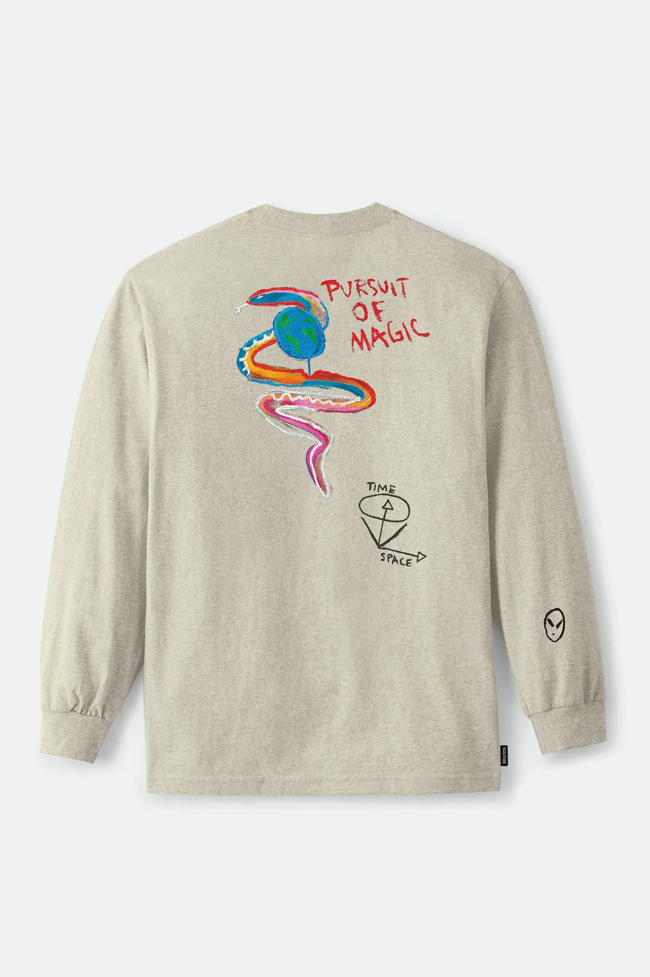 BB Time Machine L/S Standard Tee - Gravel