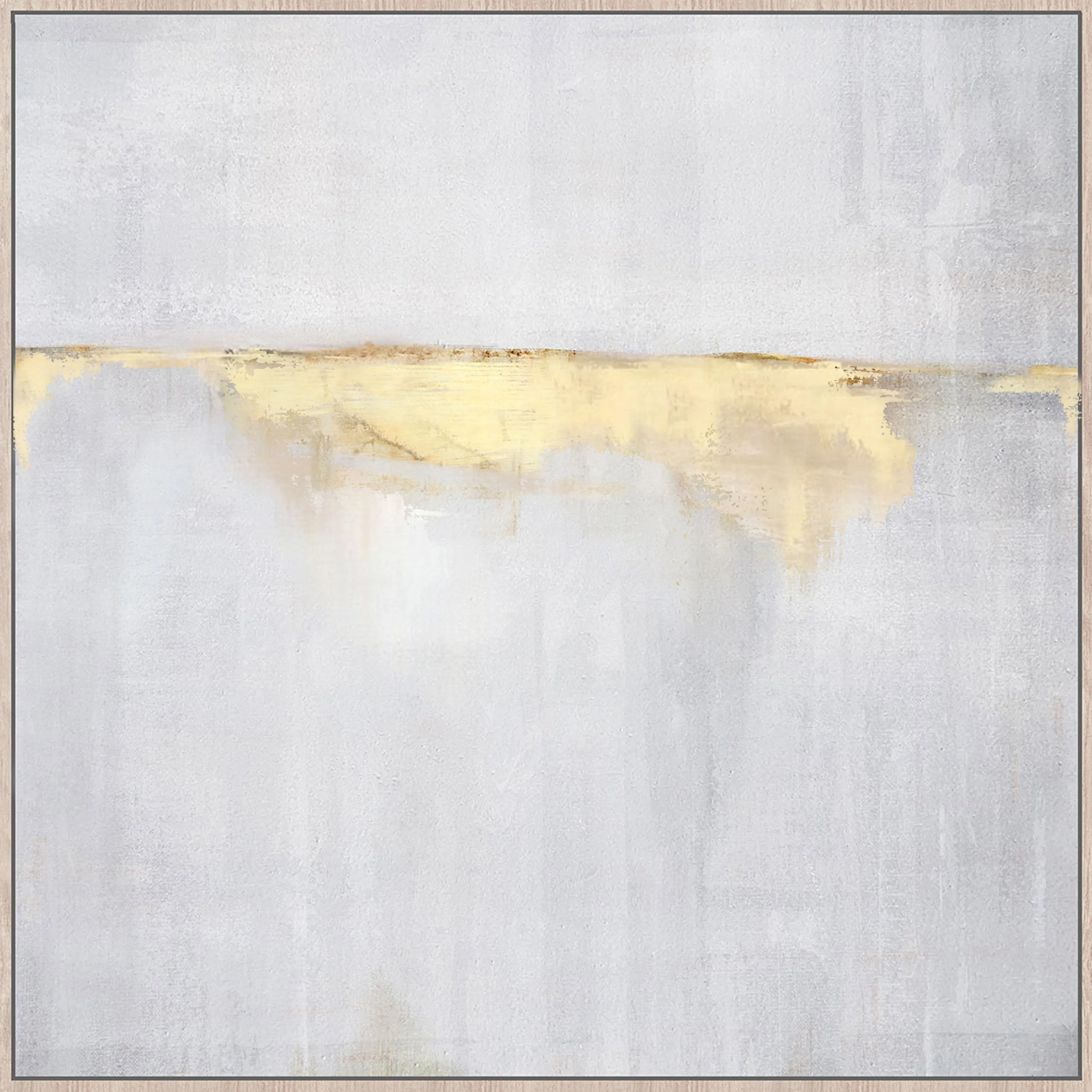Beige Painting Gold Painting Abstract Painting,Sunrise Landscape Painting Bp074