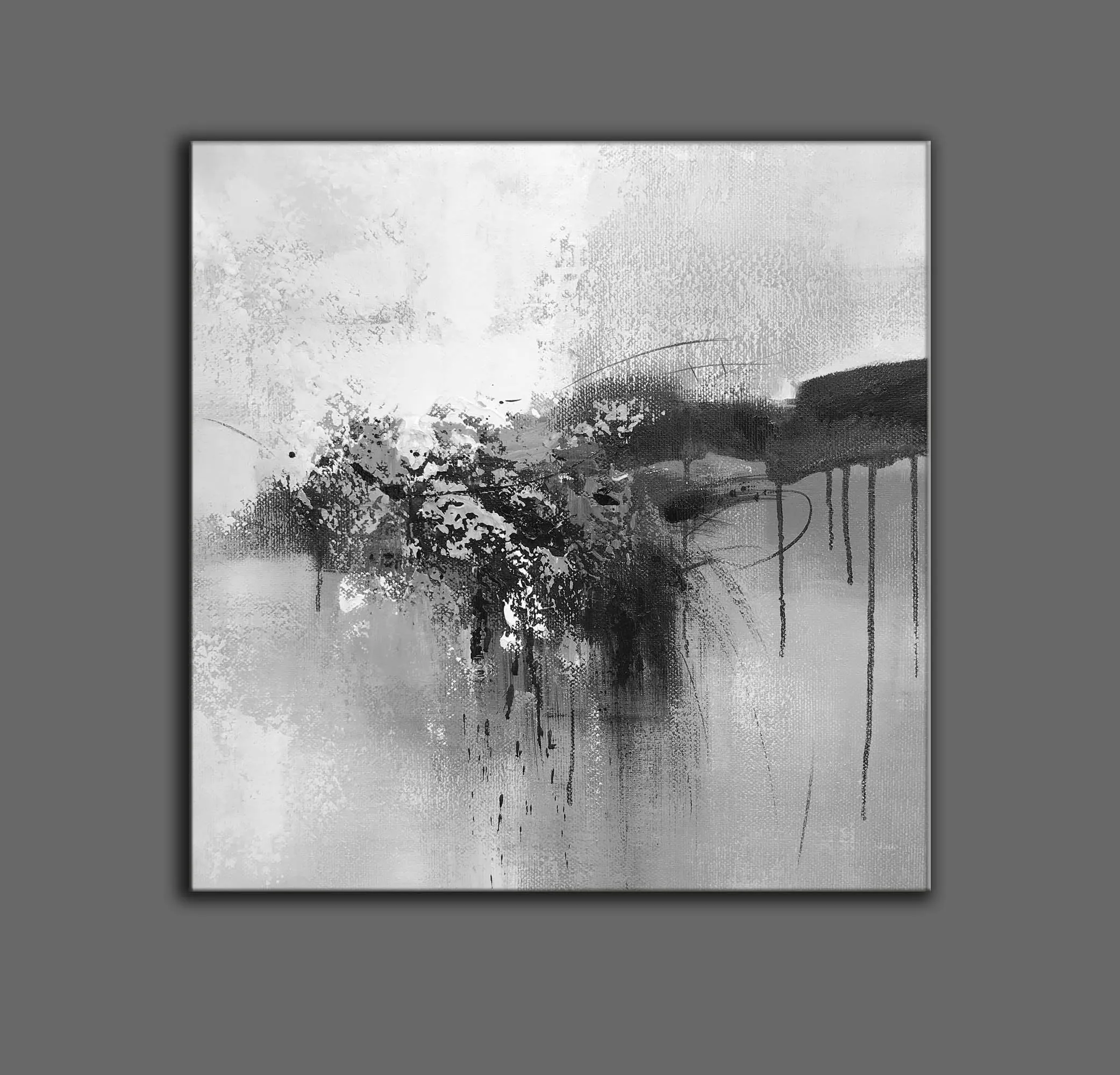 Black And White Paintings Large Living Room Wall Art Wp021