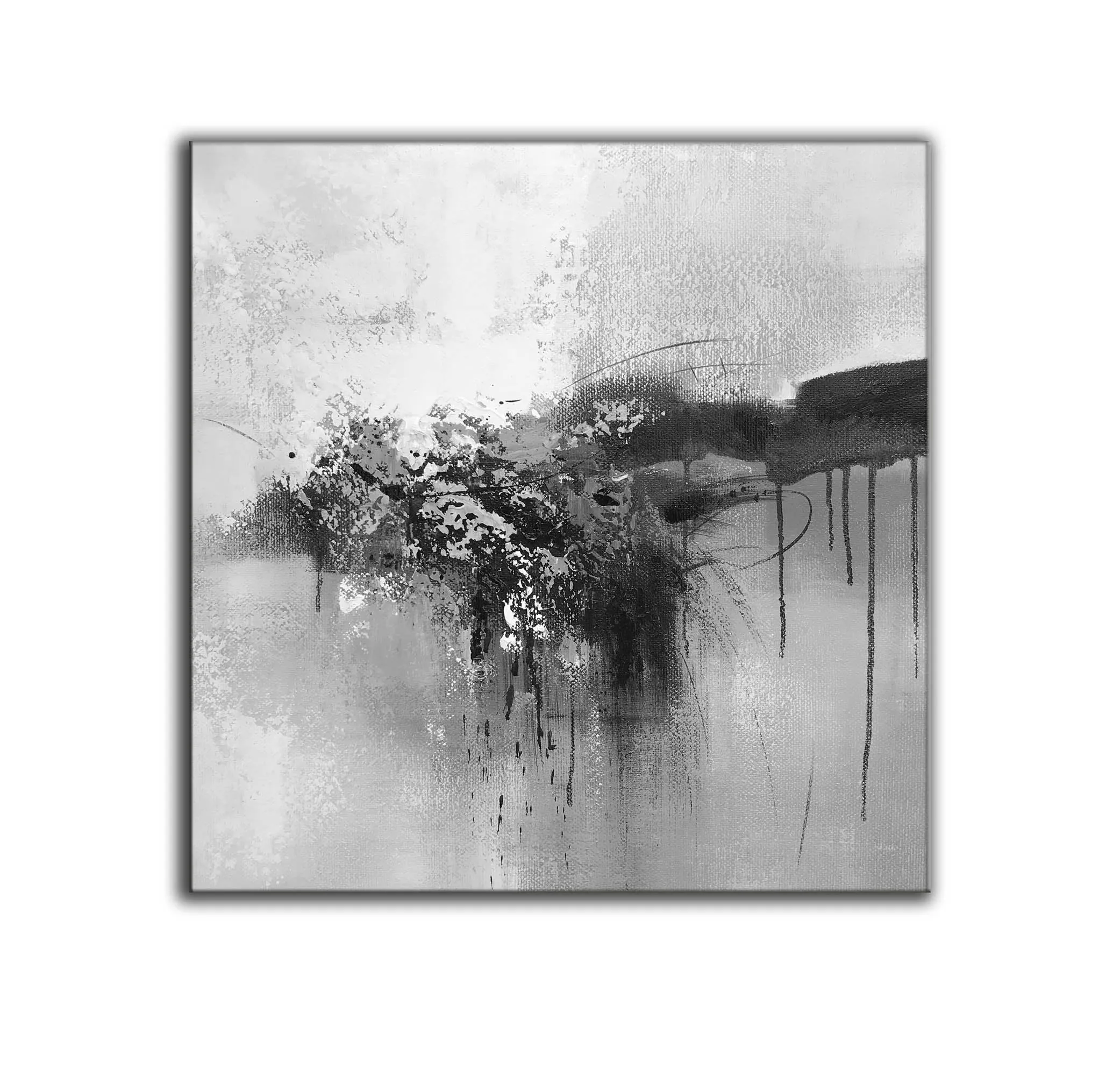 Black And White Paintings Large Living Room Wall Art Wp021