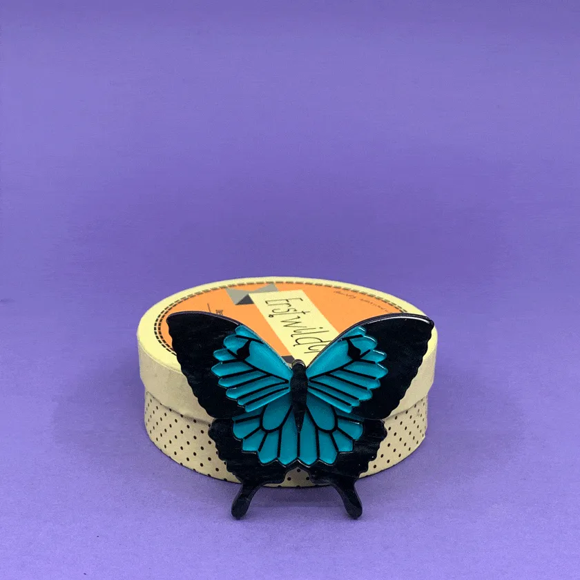 Blue Emperor Brooch