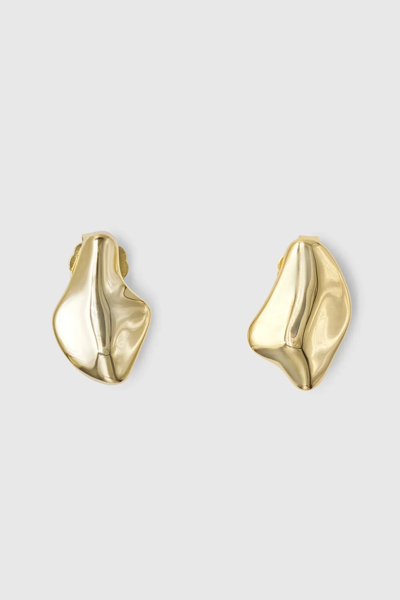 Brie Leon Val Stud Earring Small Gold