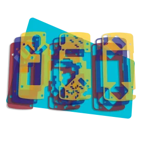 Colorful ByteBoi Protective Cases