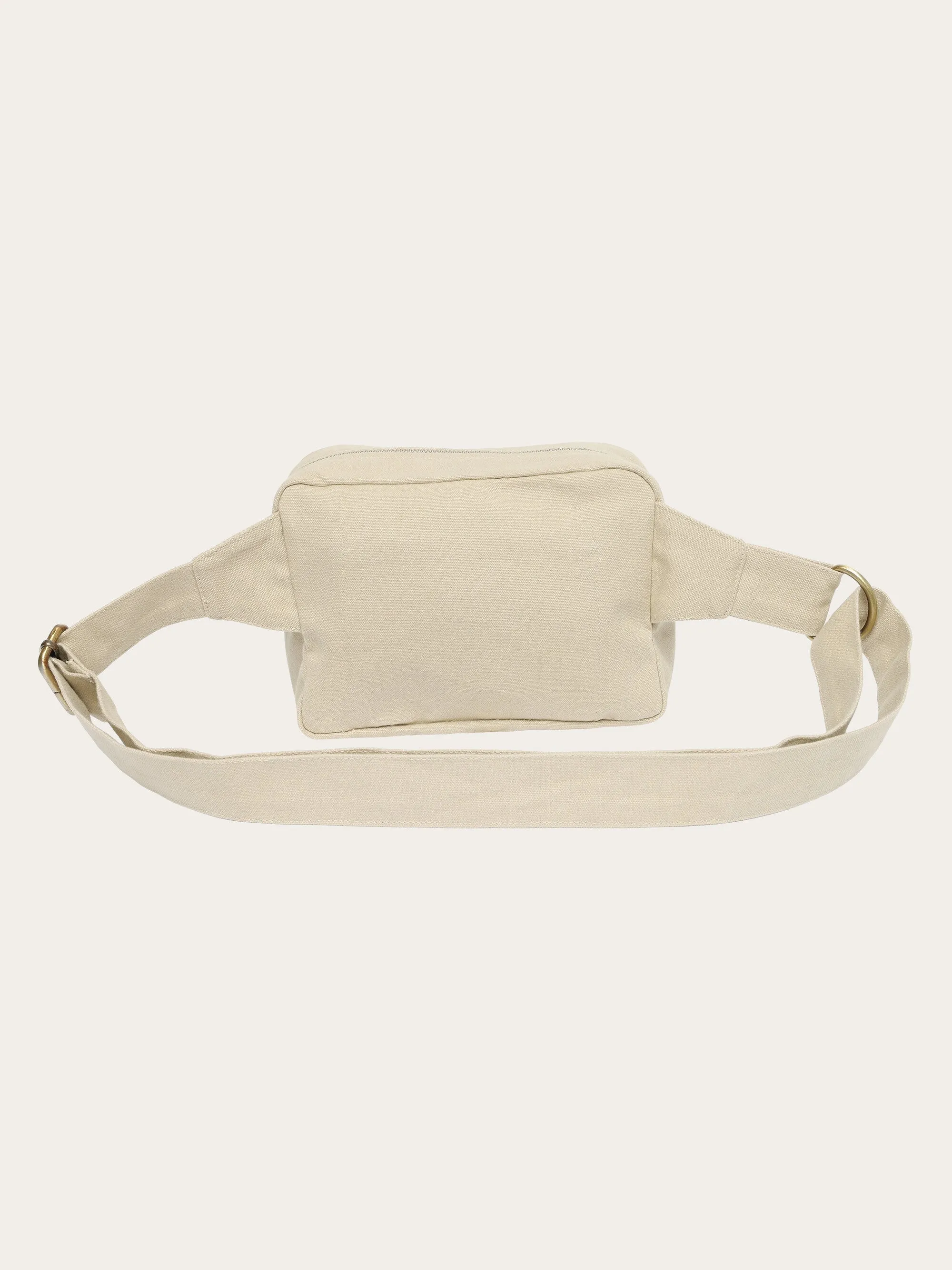 Canvas bumbag - GOTS/Vegan - Light feather gray