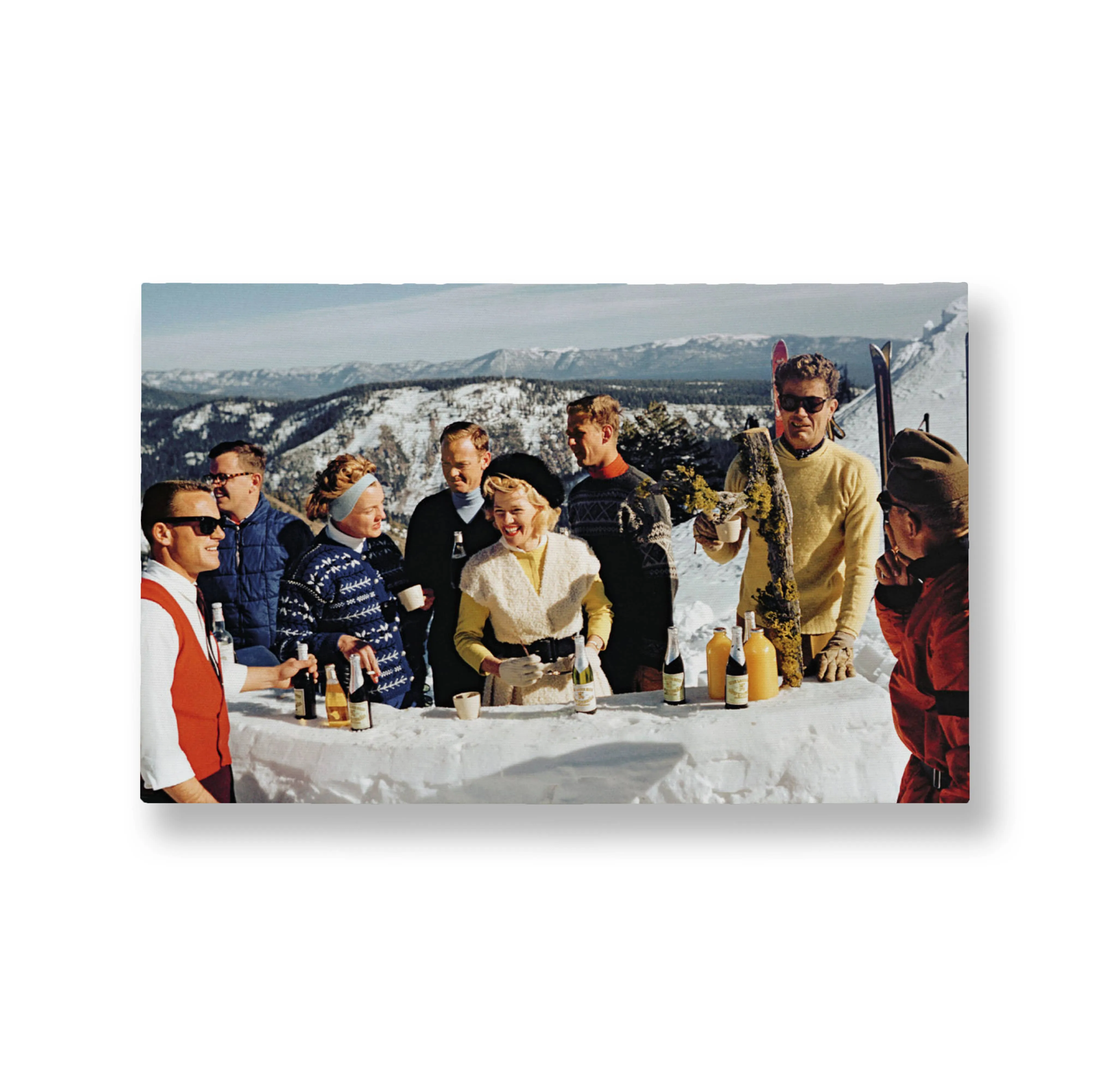 Canvas Wall Art - Ski Drink: Small