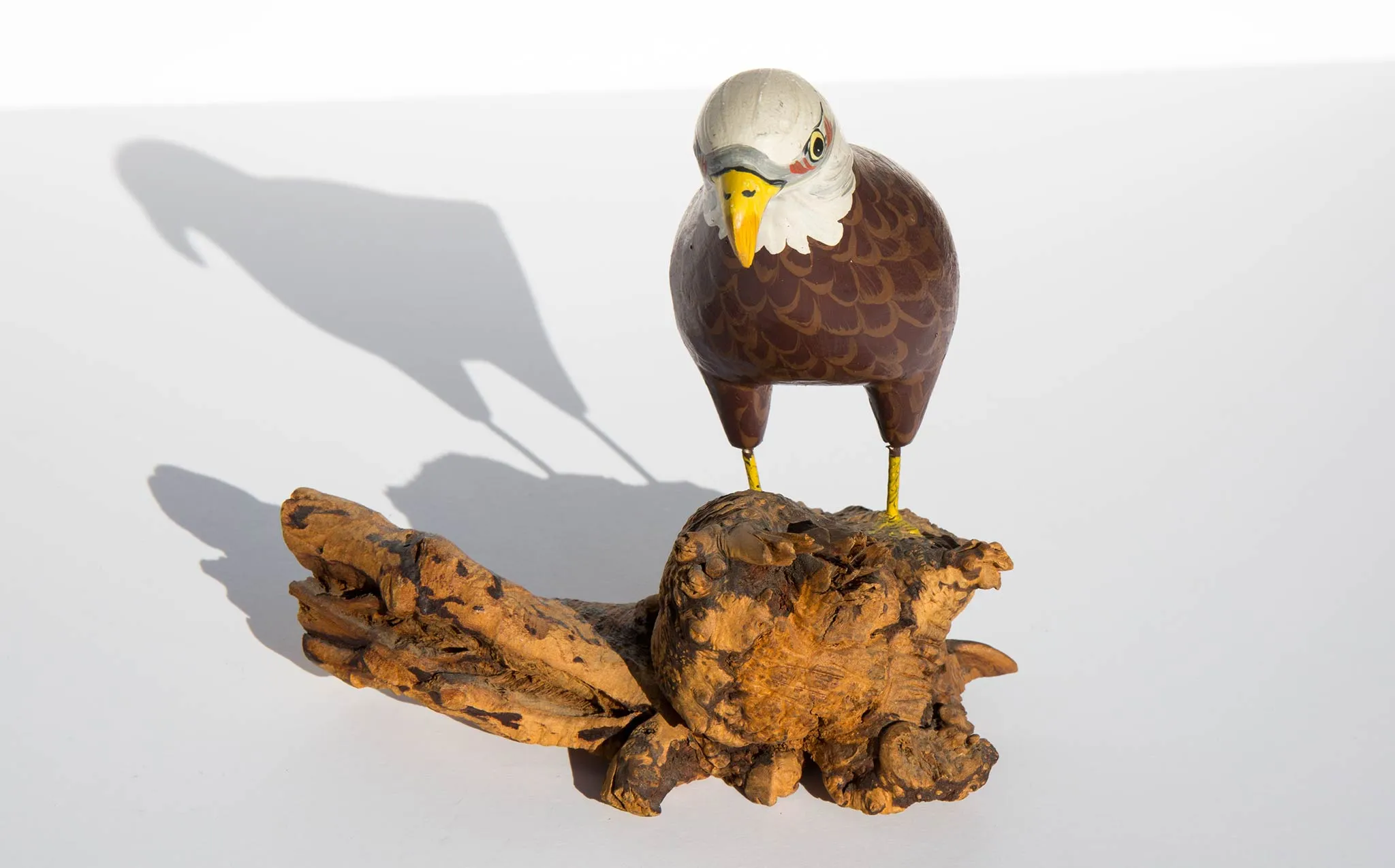 Carved and Hand Painted Eagle