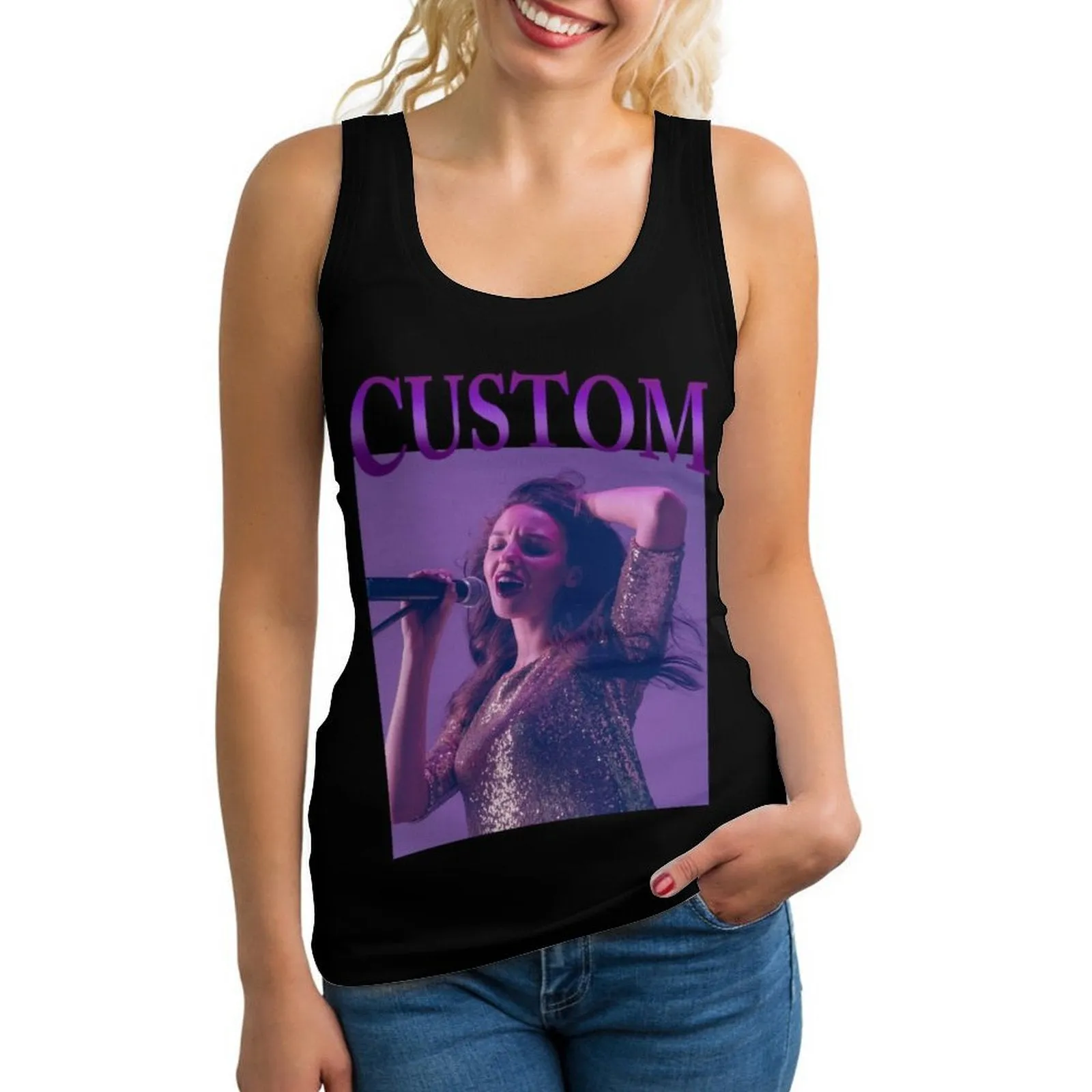 Custom Concert Fan Carnival Party Tank Tops For Women&Men 30 Colors
