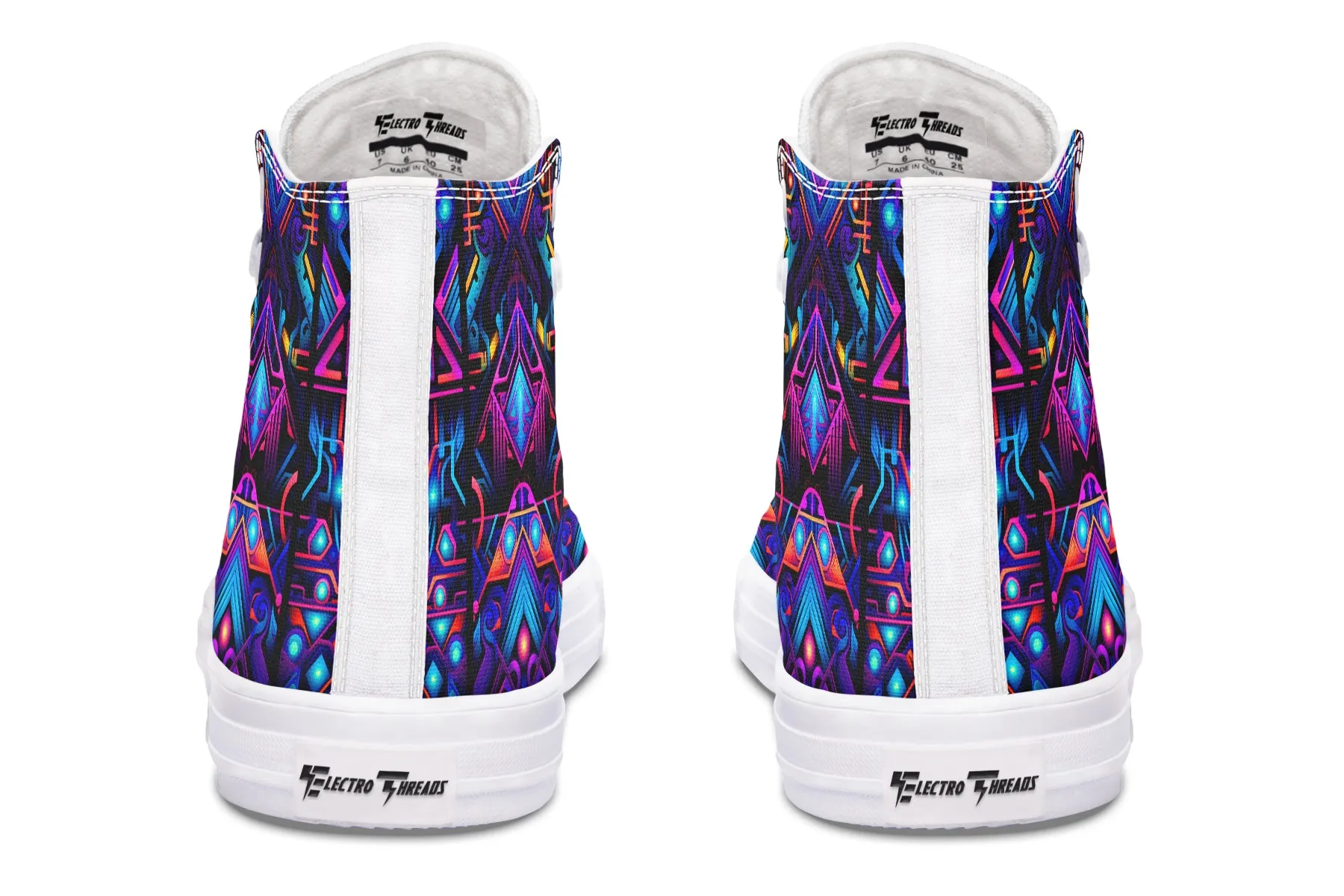 Cyber Lines High Top Shoes