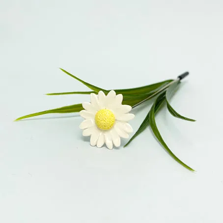 Daisy - ceramic flower in a bottle