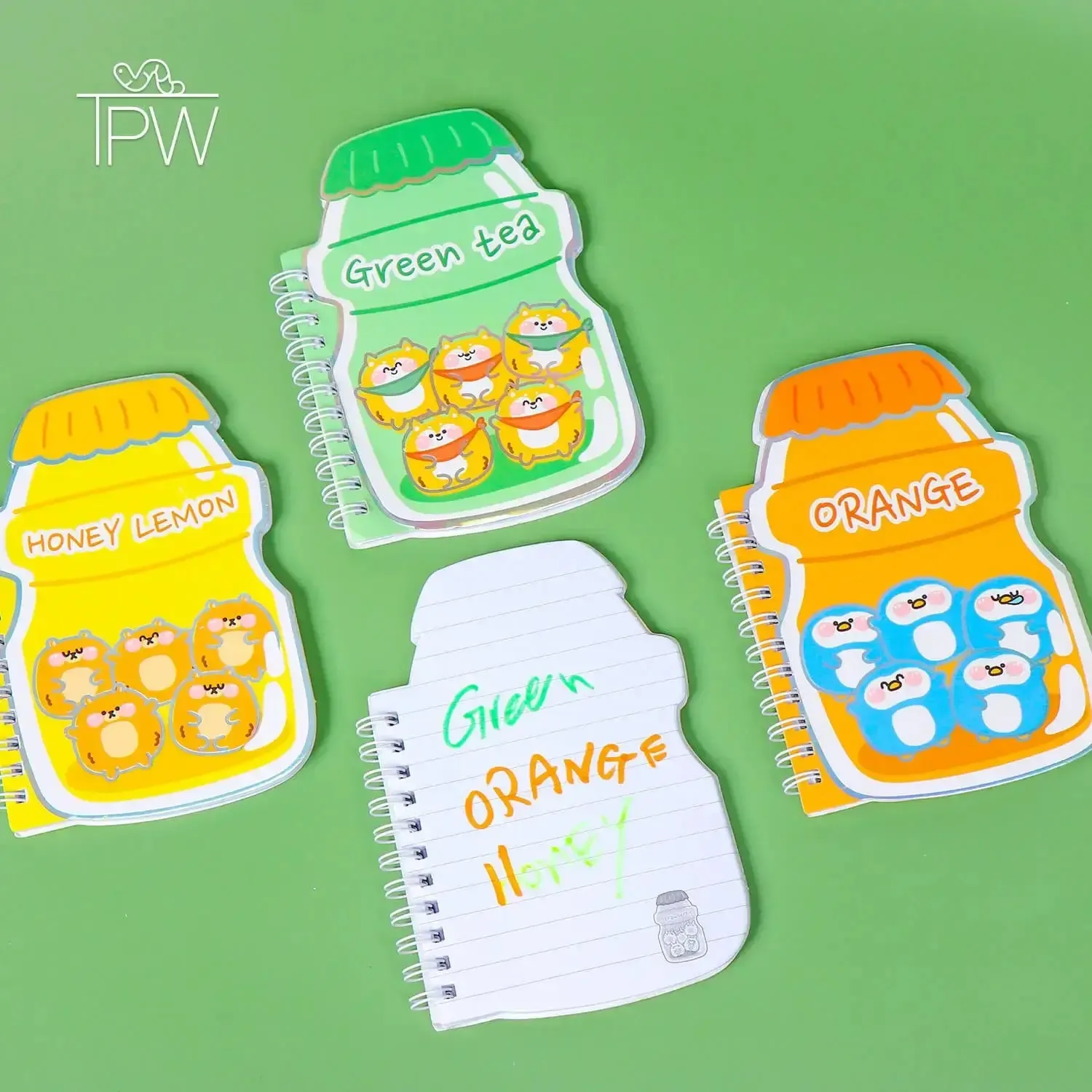 Eatable Cartoon Fruity Cover A6 Spiral Notebook