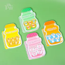 Eatable Cartoon Fruity Cover A6 Spiral Notebook