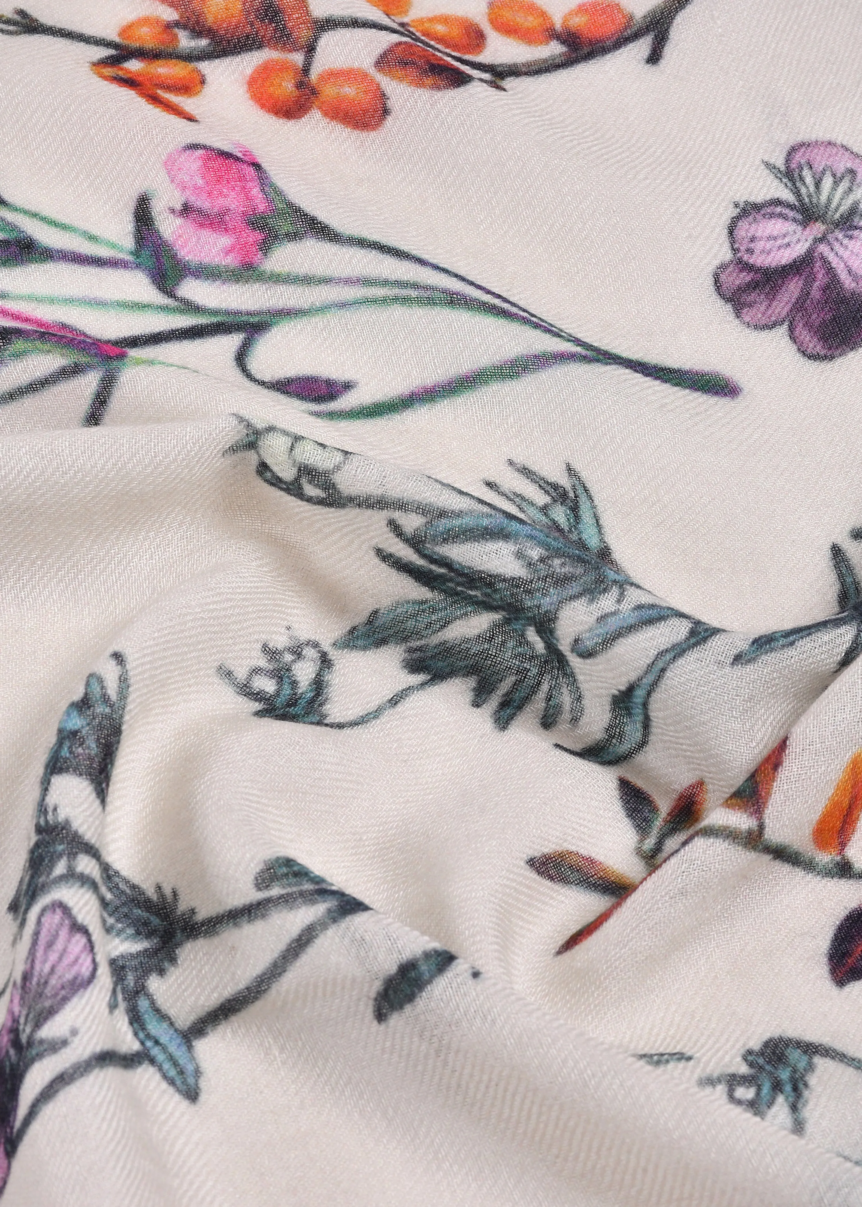 Floral Stems in Merino