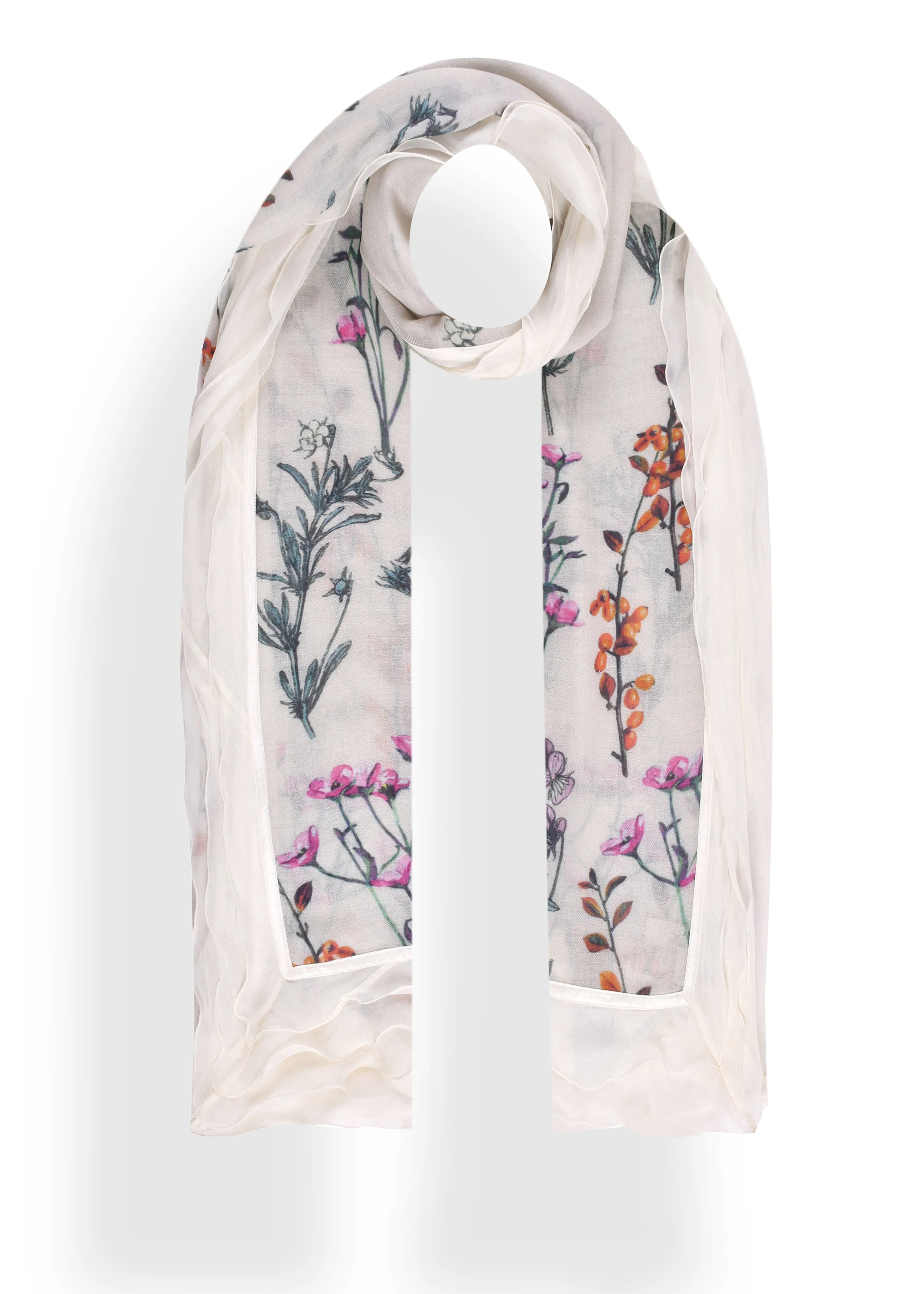Floral Stems in Merino