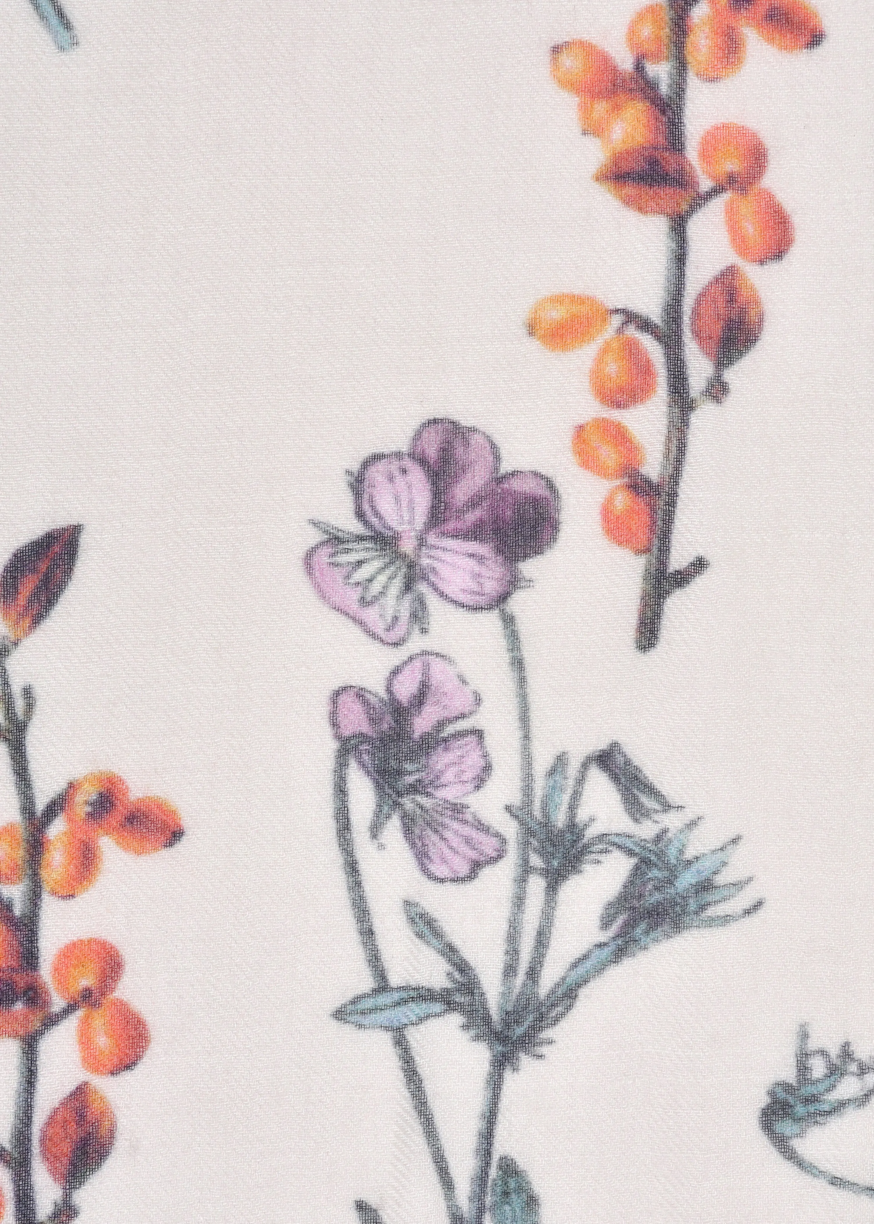 Floral Stems in Merino