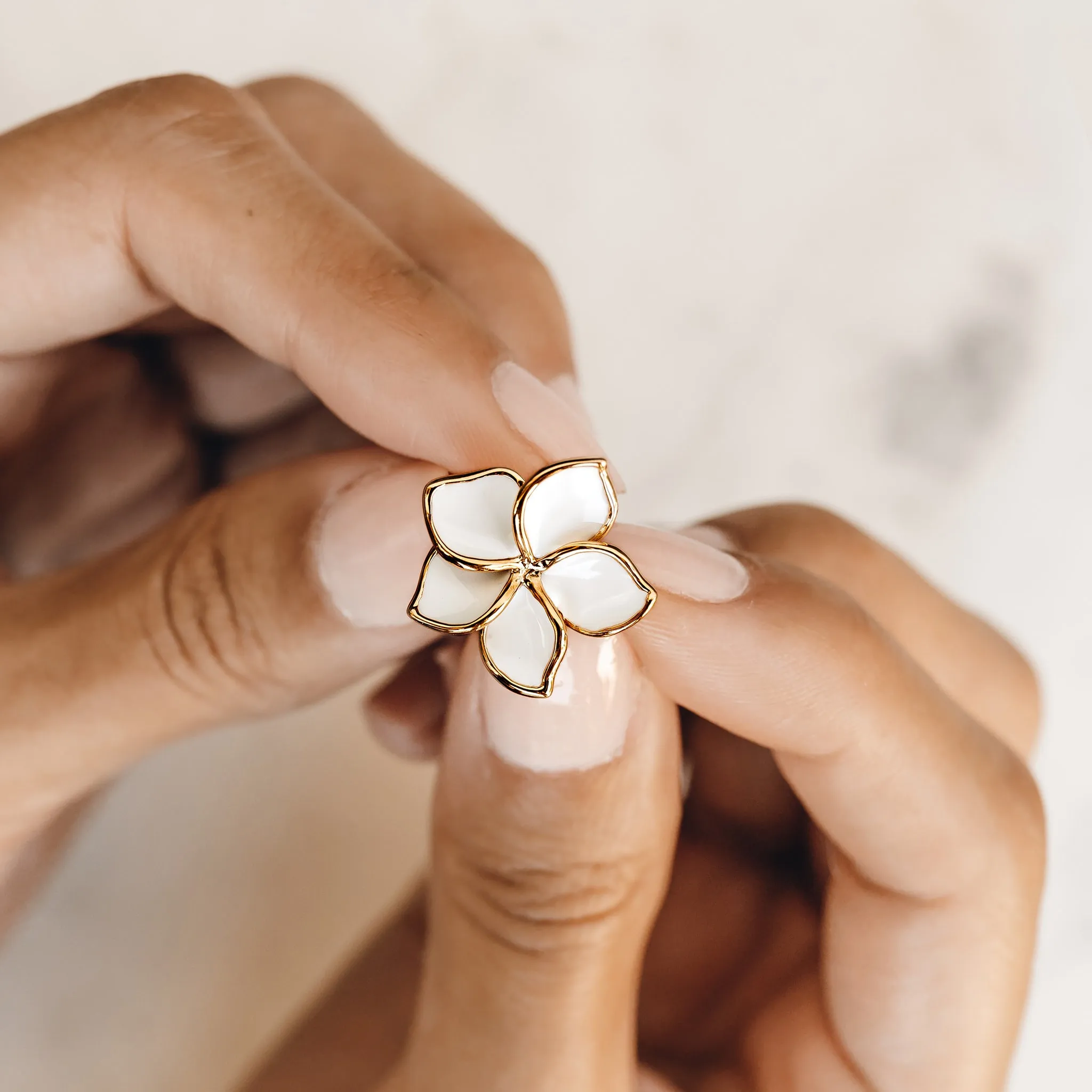 Flower Ring - Plumeria