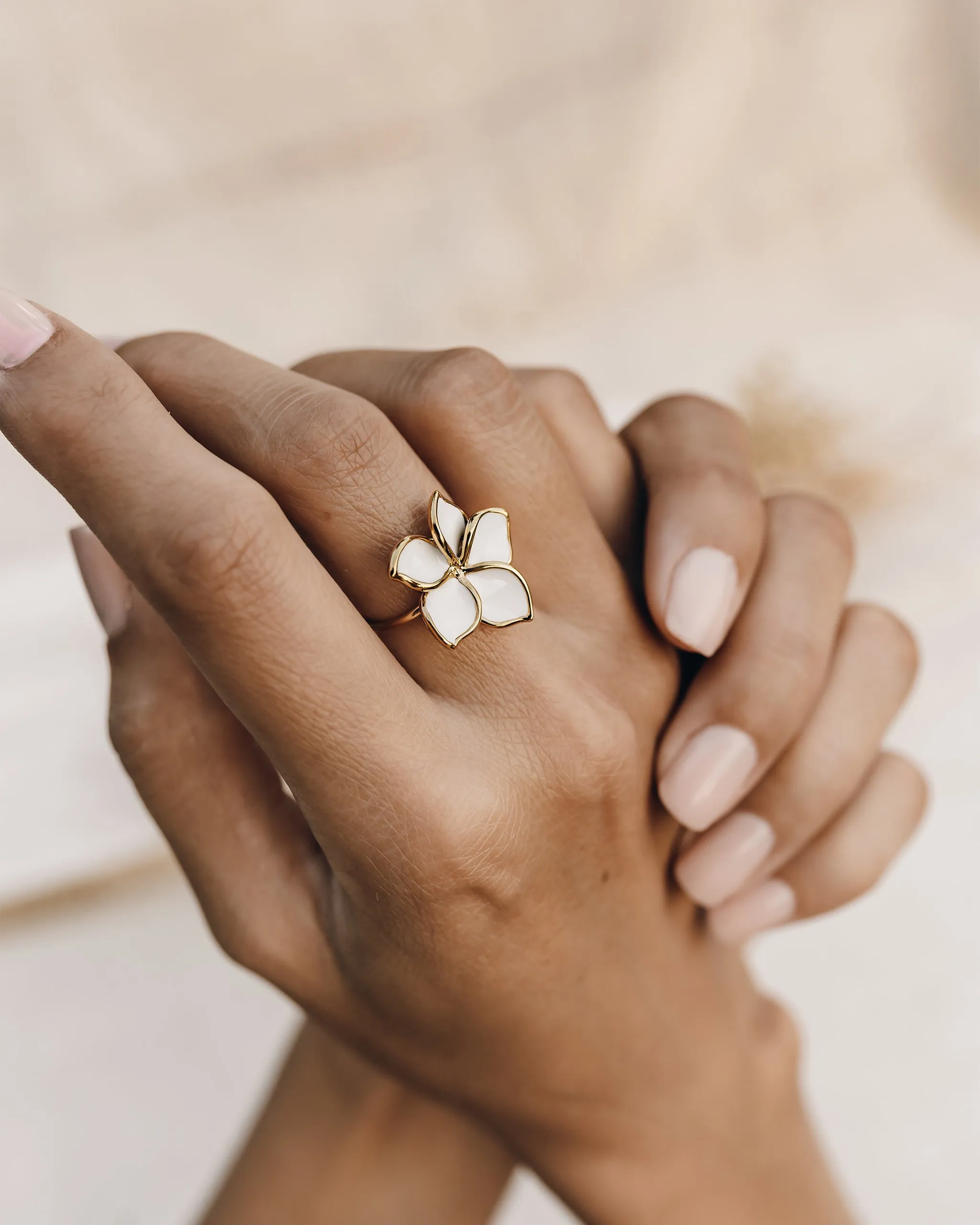 Flower Ring - Plumeria