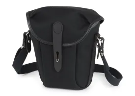 Galbin Binocular Case - 10 / Black Canvas / Black Leather