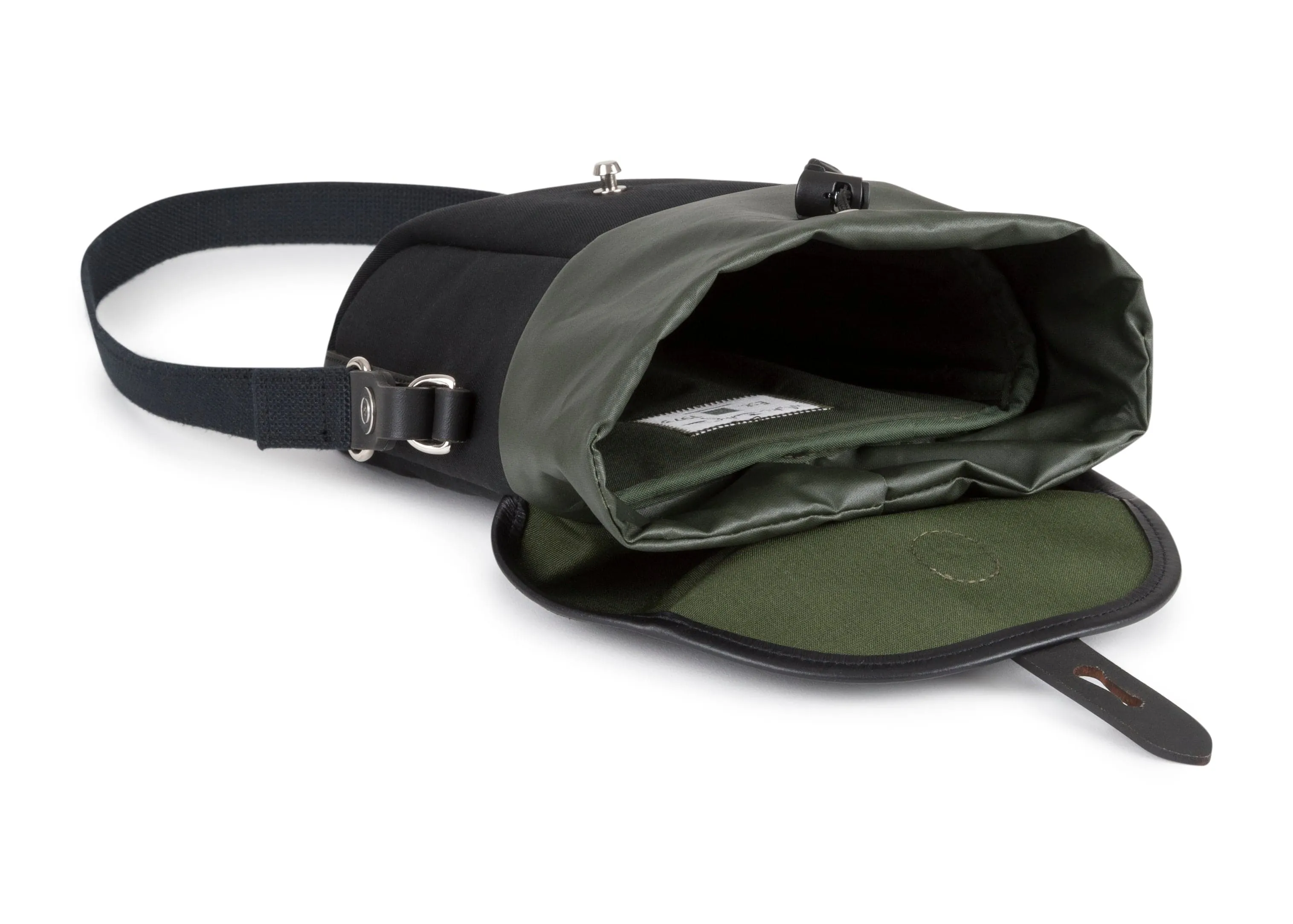 Galbin Binocular Case - 10 / Black Canvas / Black Leather