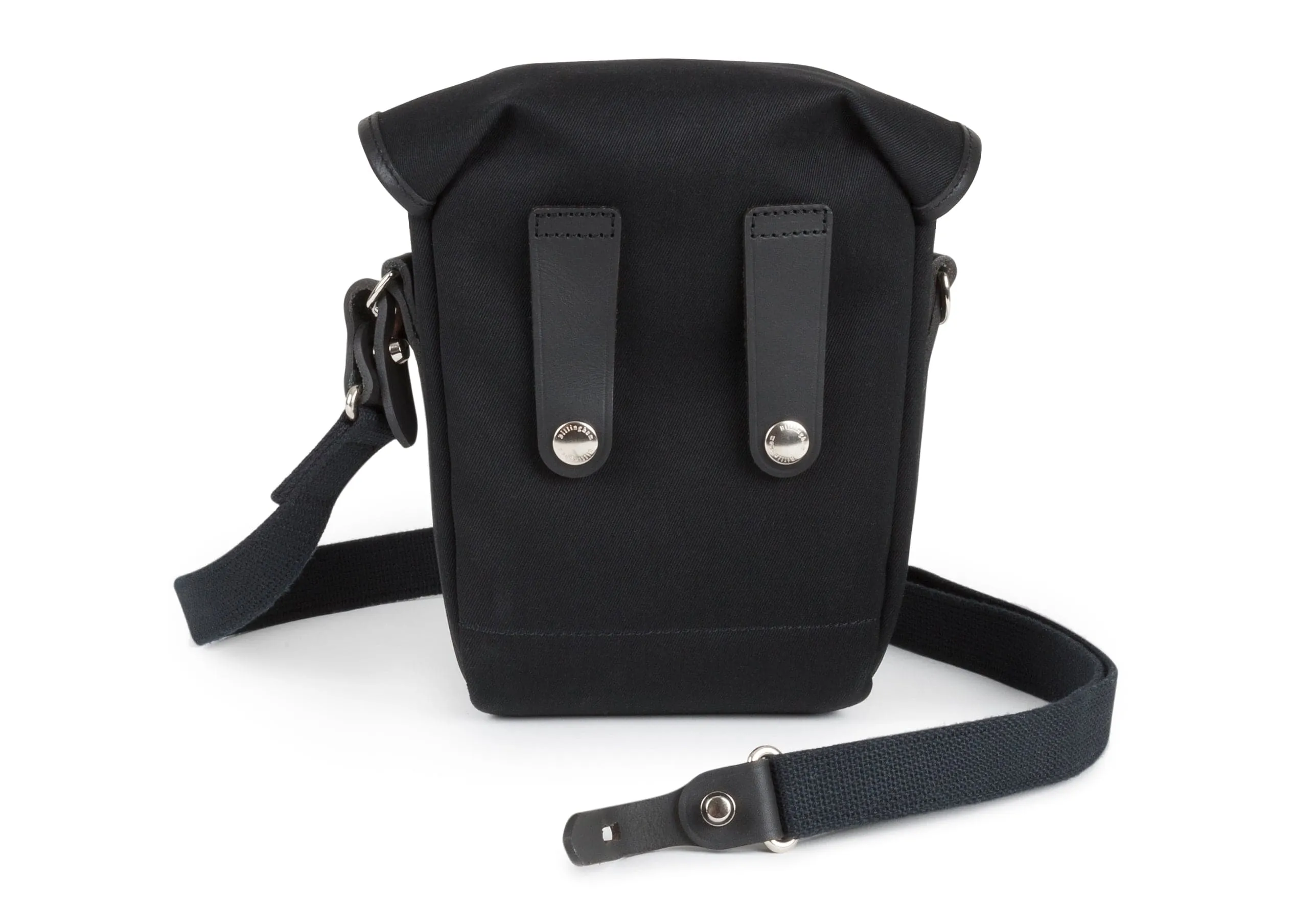 Galbin Binocular Case - 10 / Black Canvas / Black Leather