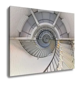 Gallery Wrapped Canvas, Going Up Lighthouse Interior