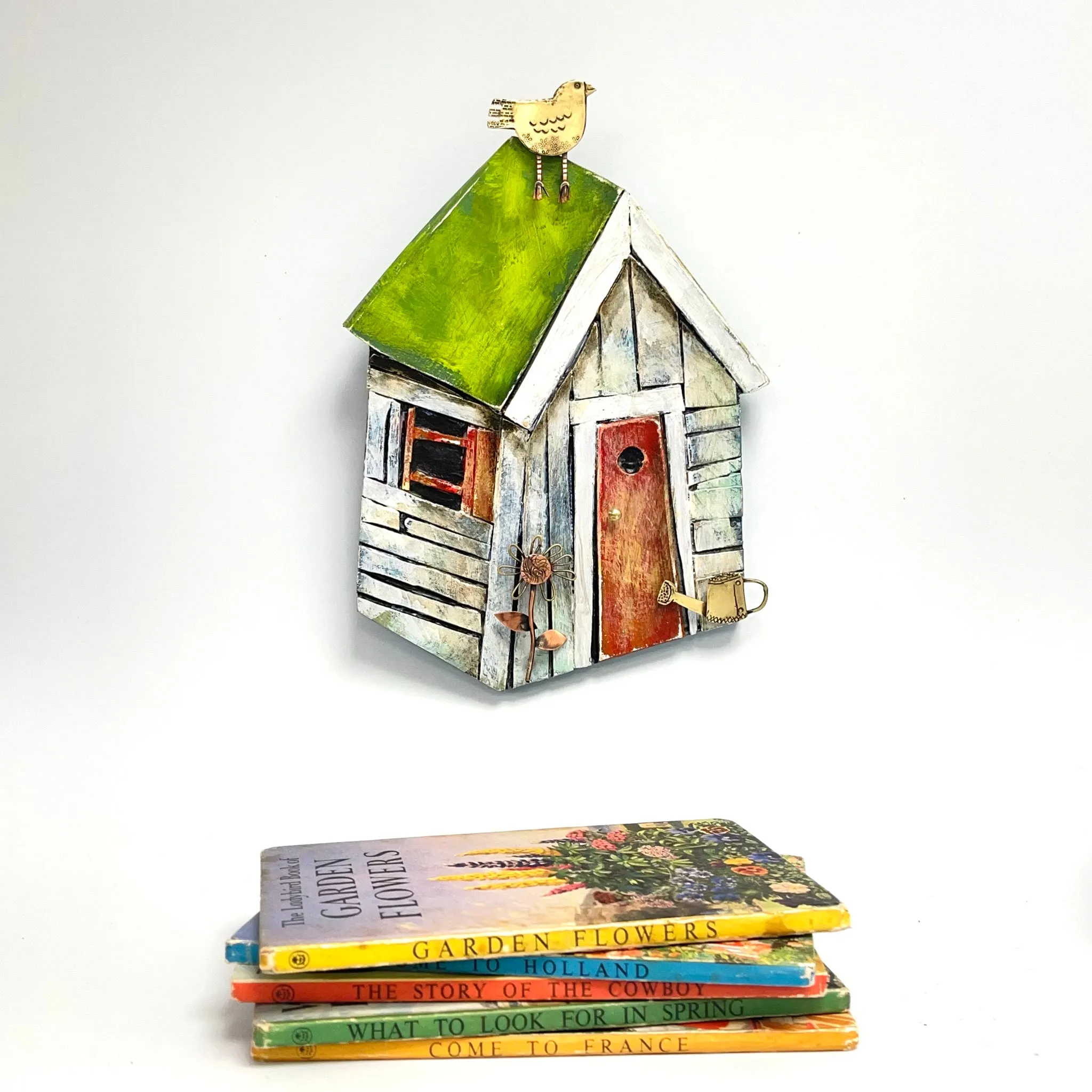 Garden shed sculpture