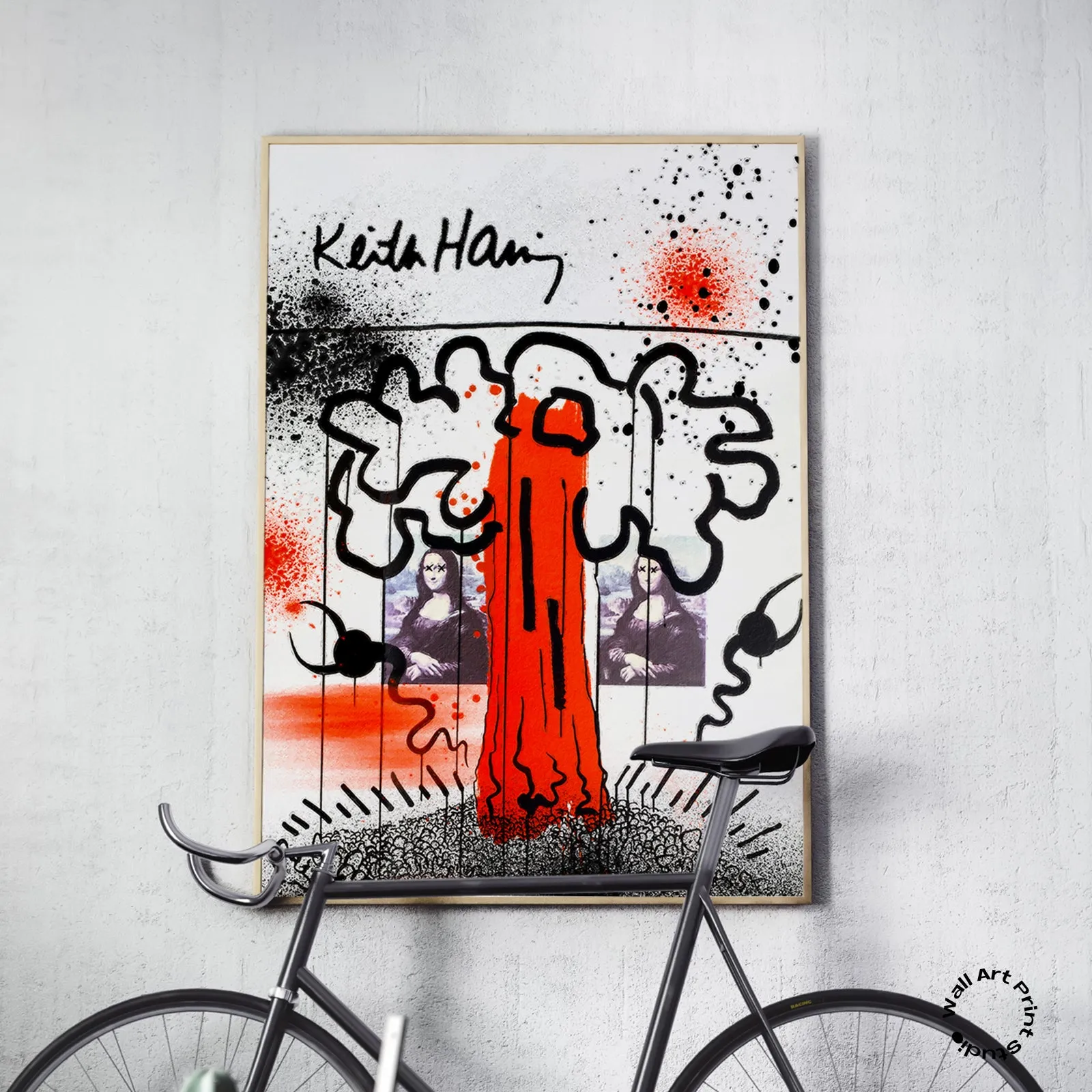 GraffArt - Keith Haring Mona #2