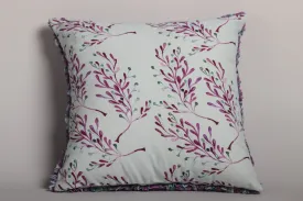 Grey Lilac Underwater Coral Printed Cushion Cover set of 2