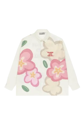 Hand-Painted Floral Shirt