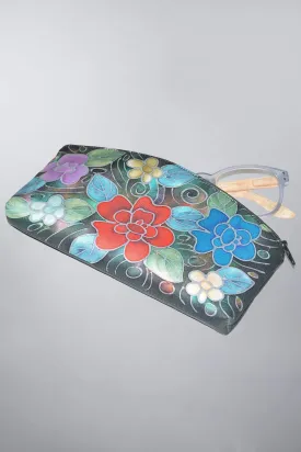 Hand-Painted Silk Eyeglass Case Suzy