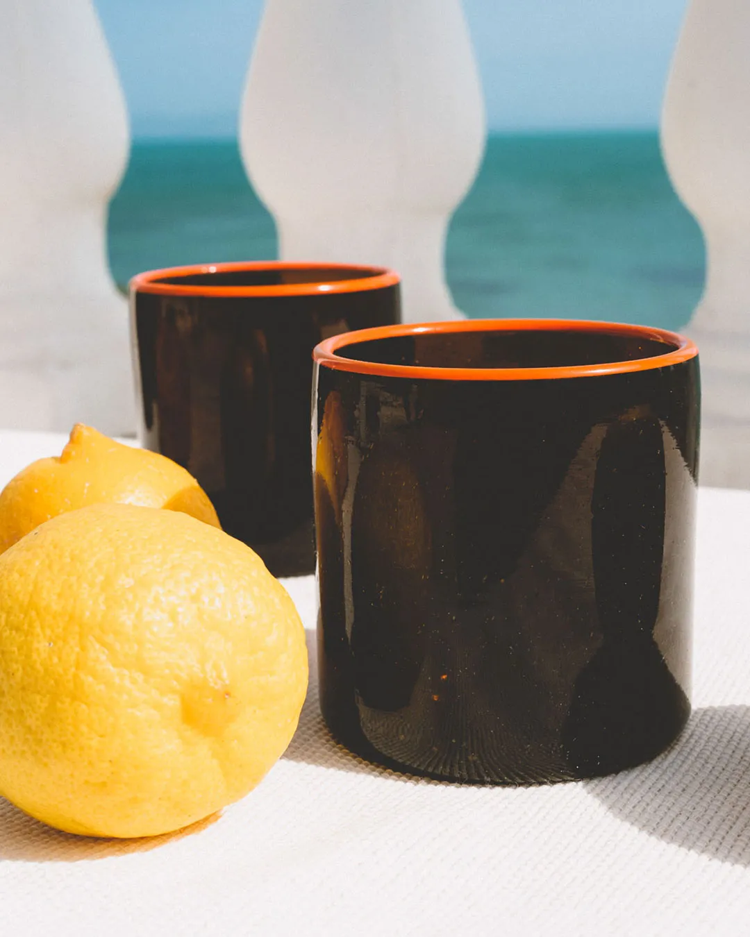 Hand-painted Water Glass
